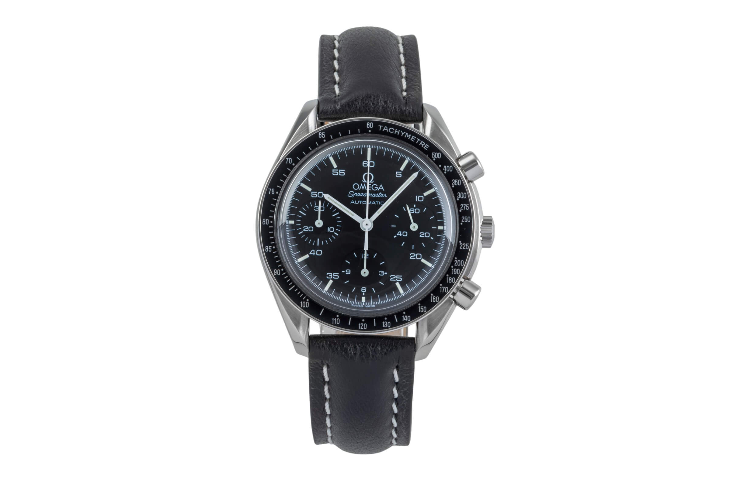 Omega Speedmaster chronograph steel automatic Kal. 1143 Ref