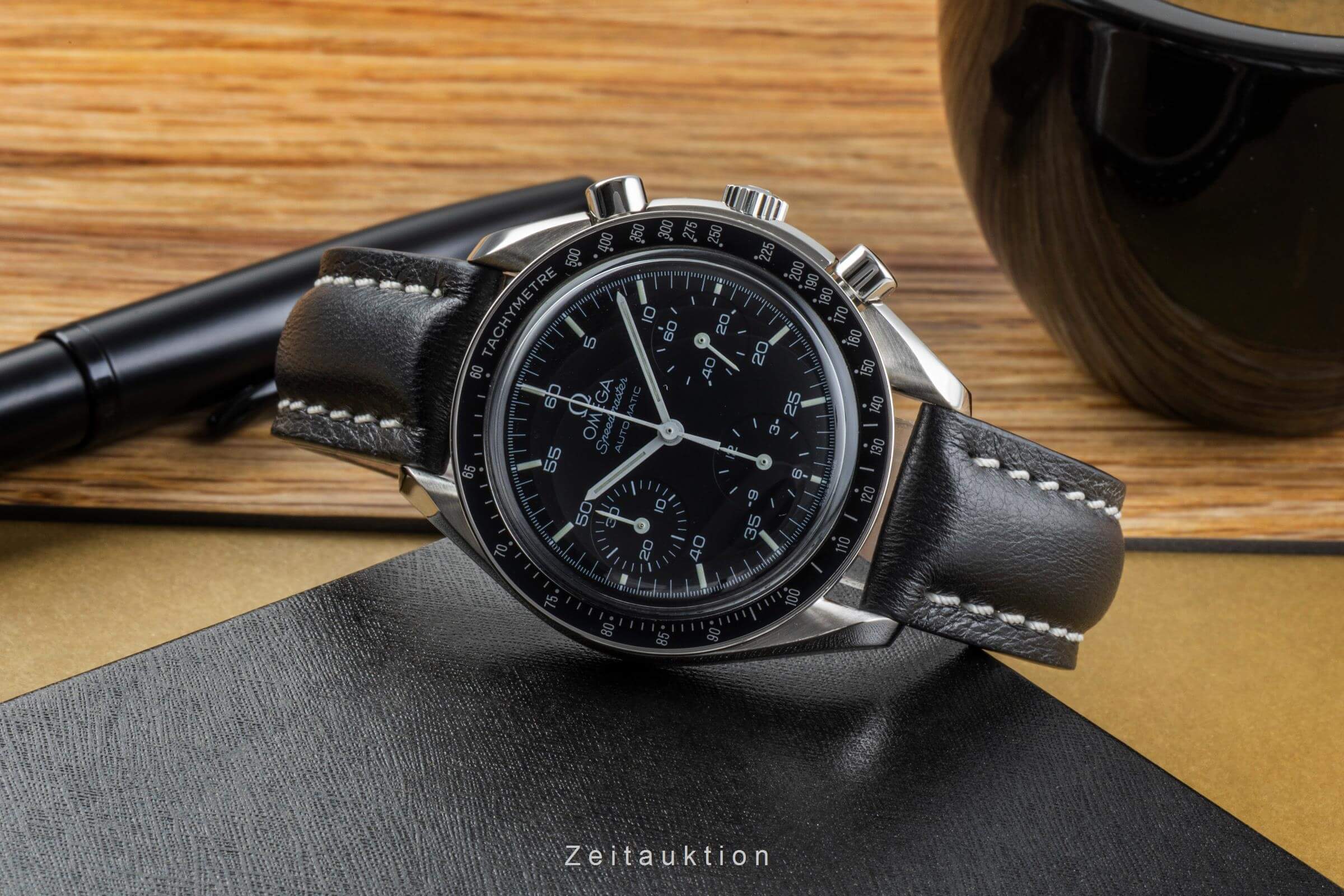 Omega Speedmaster chronograph steel automatic Kal. 1143 Ref