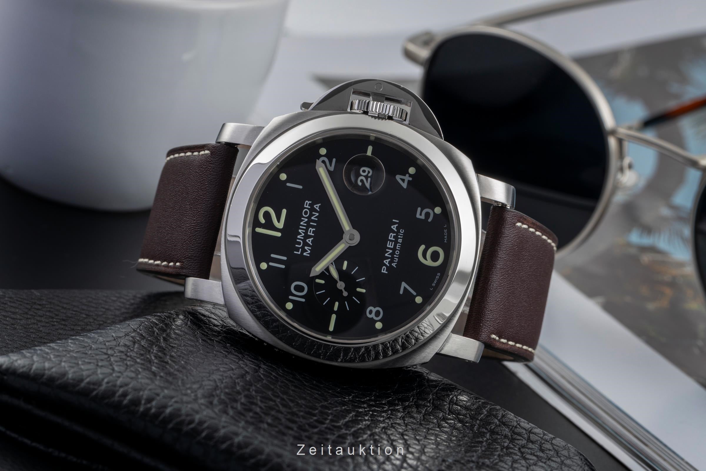 Panerai Luminor Marina acciaio automatismo orologio da uomo PAM00164 LP: 8900EUR  [2501972]