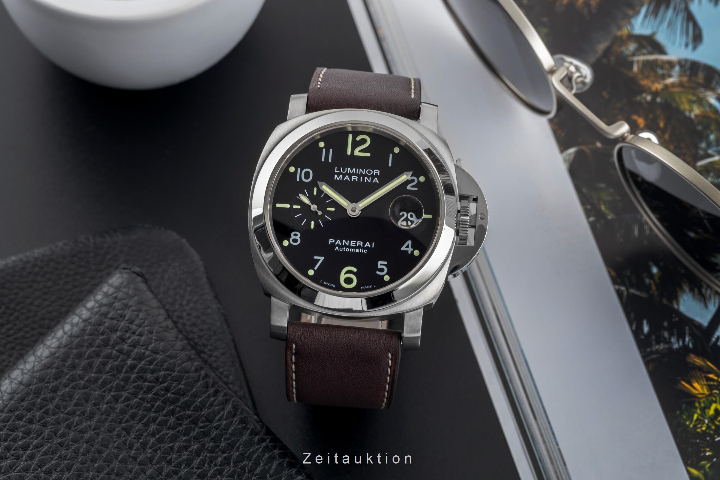 Panerai Luminor Marina acciaio automatismo orologio da uomo PAM00164 LP: 8900EUR  [2501972]