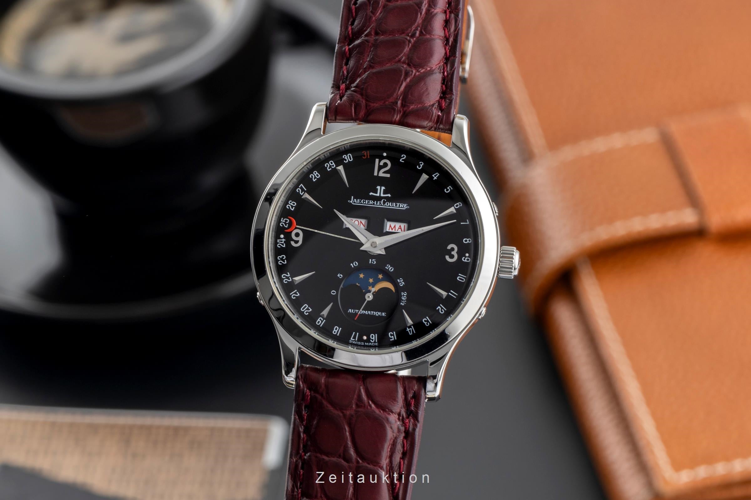 Jaeger LeCoultre Master Calendar acero automático reloj para caballeros Q143847D  , 140.8.98.S  [2501978]