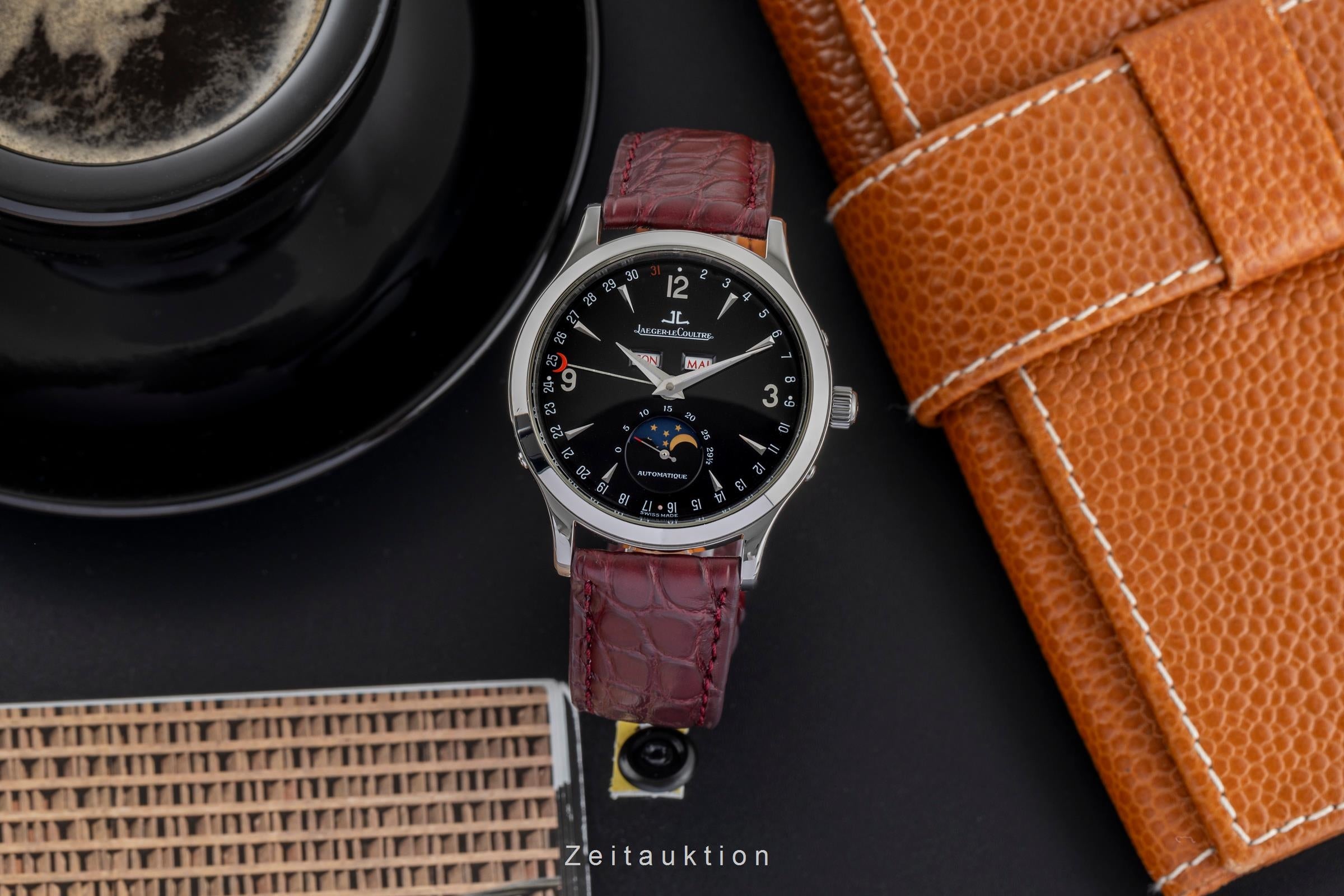 Jaeger LeCoultre Master Calendar acero automático reloj para caballeros Q143847D  , 140.8.98.S  [2501978]