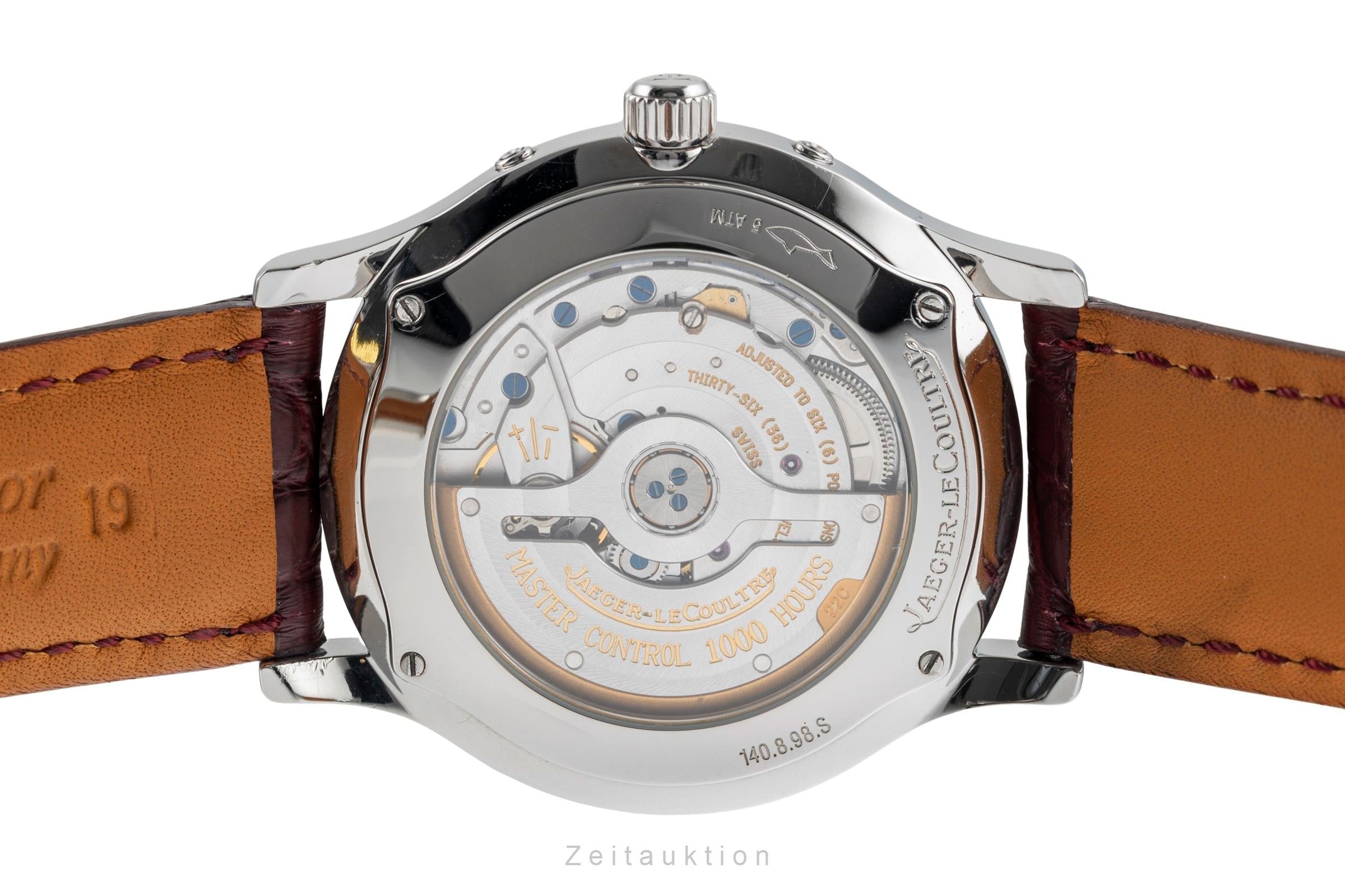 Jaeger LeCoultre Master Calendar acero automático reloj para caballeros Q143847D  , 140.8.98.S  [2501978]