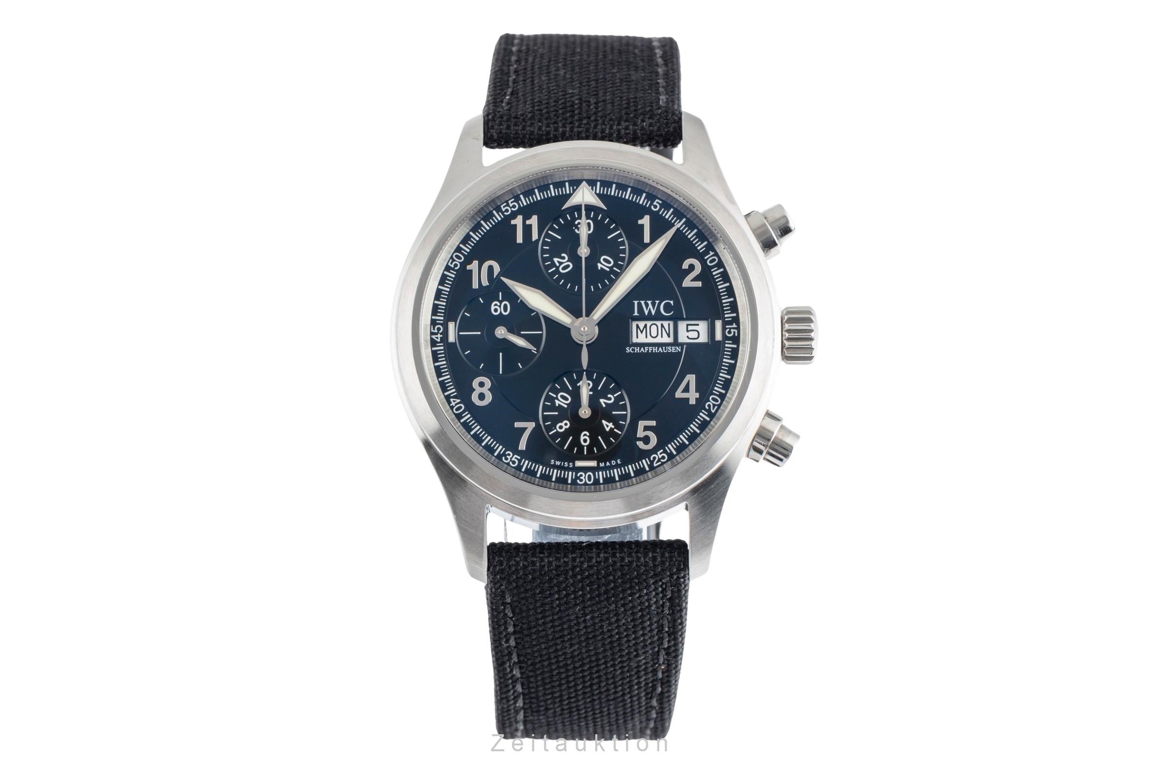 IWC Fliegerchronograph cronografo acciaio automatismo orologio da uomo IW370618  [2501985]