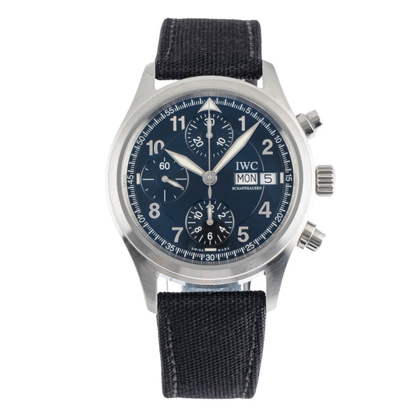 IWC Fliegerchronograph cronografo acciaio automatismo orologio da uomo IW370618  [2501985]