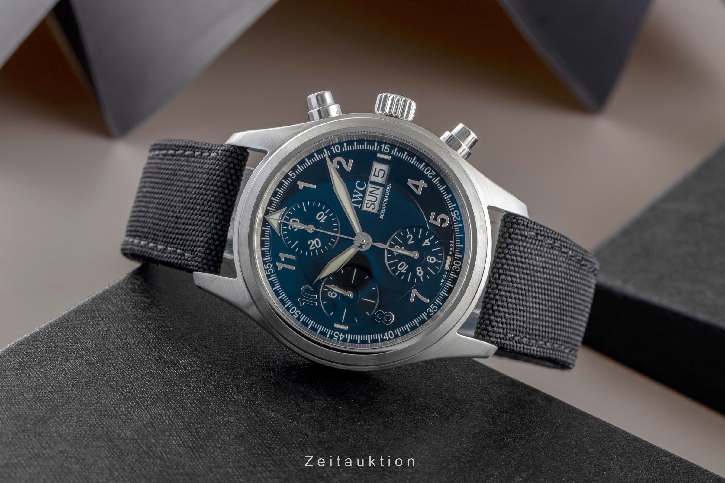 IWC Fliegerchronograph cronografo acciaio automatismo orologio da uomo IW370618  [2501985]