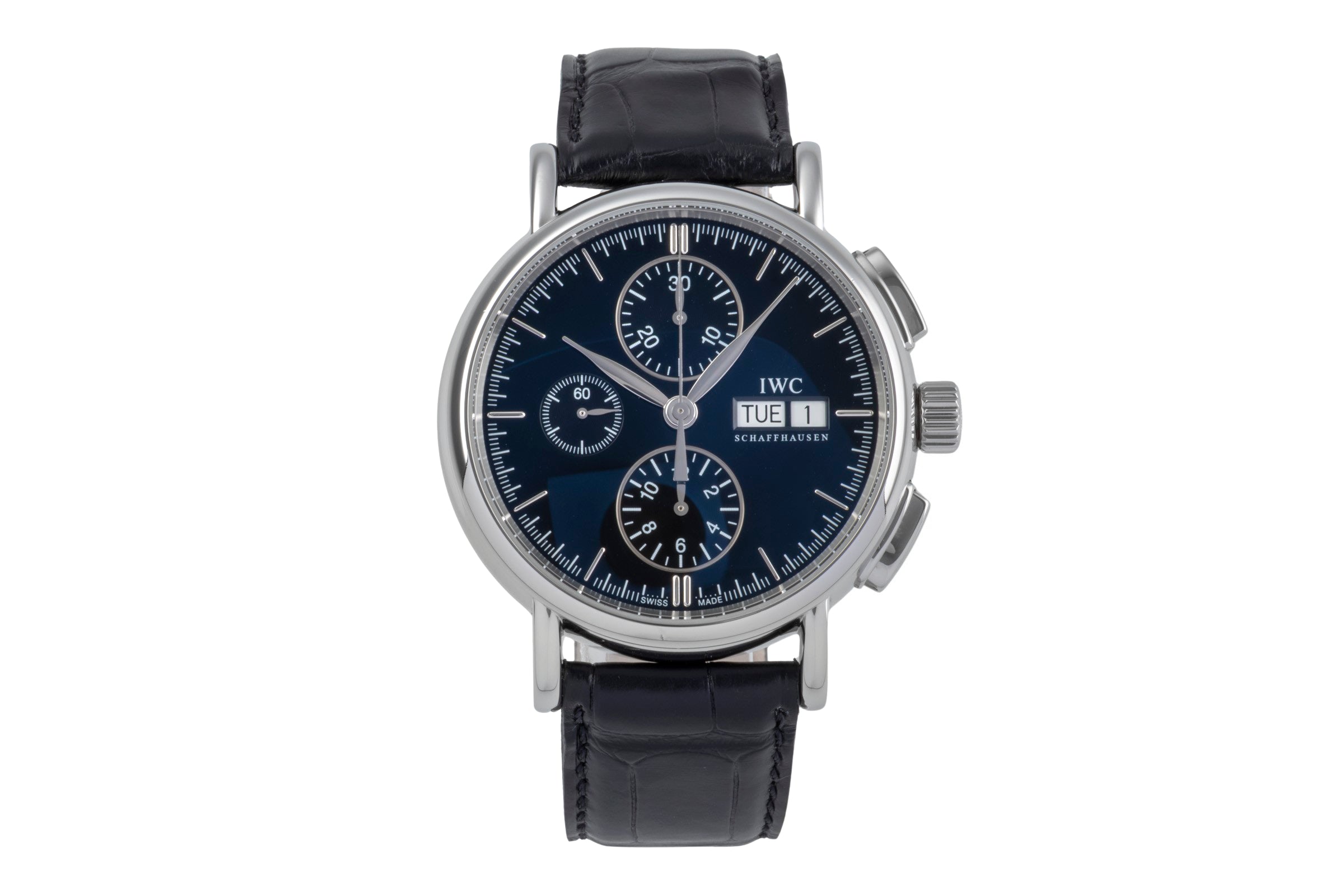 IWC Portofino cronografo acciaio automatismo orologio da uomo IW378303  [2501986]