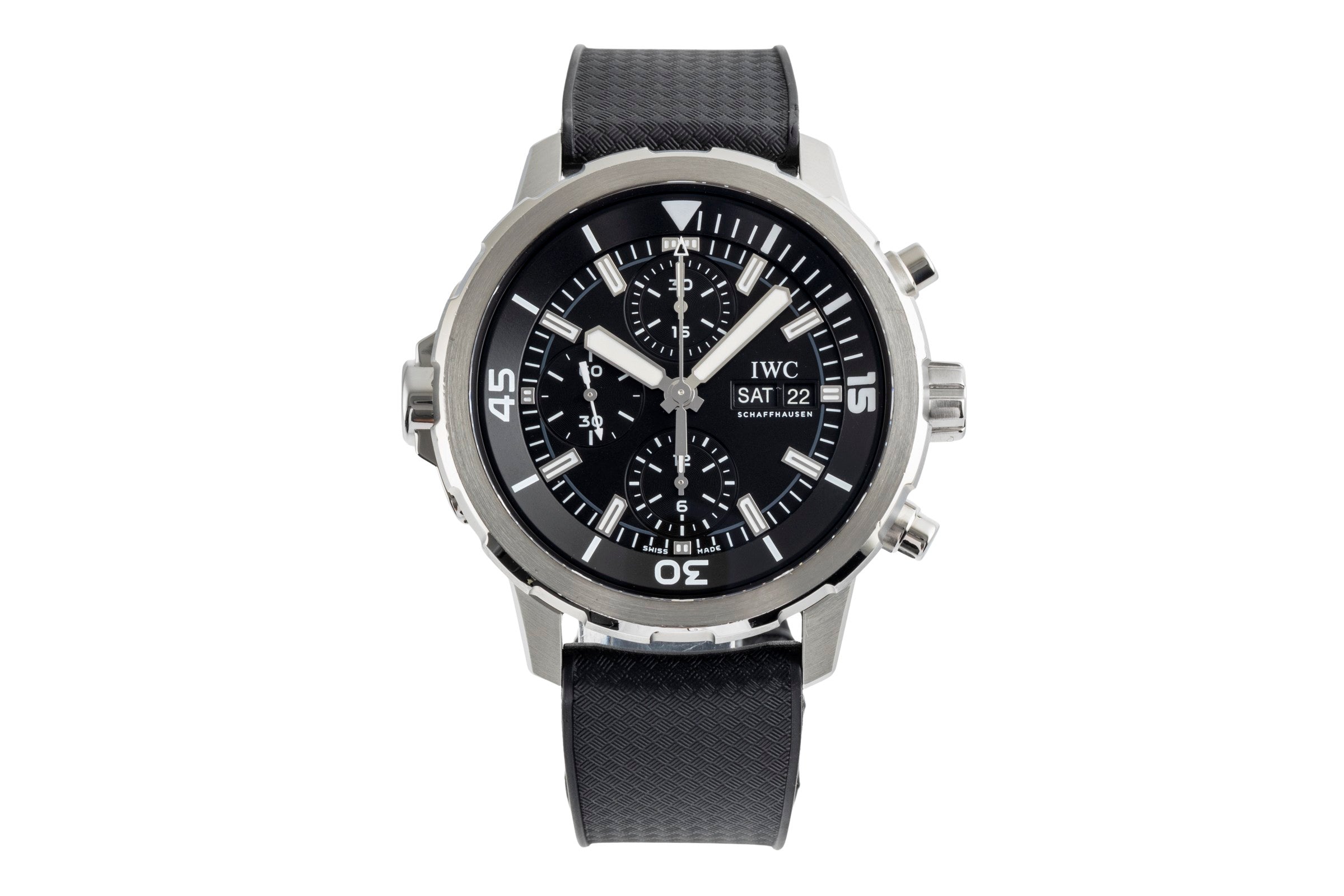 IWC Aquatimer cronografo acciaio automatismo orologio da uomo IW376804 LP: 7800EUR  [2501987]
