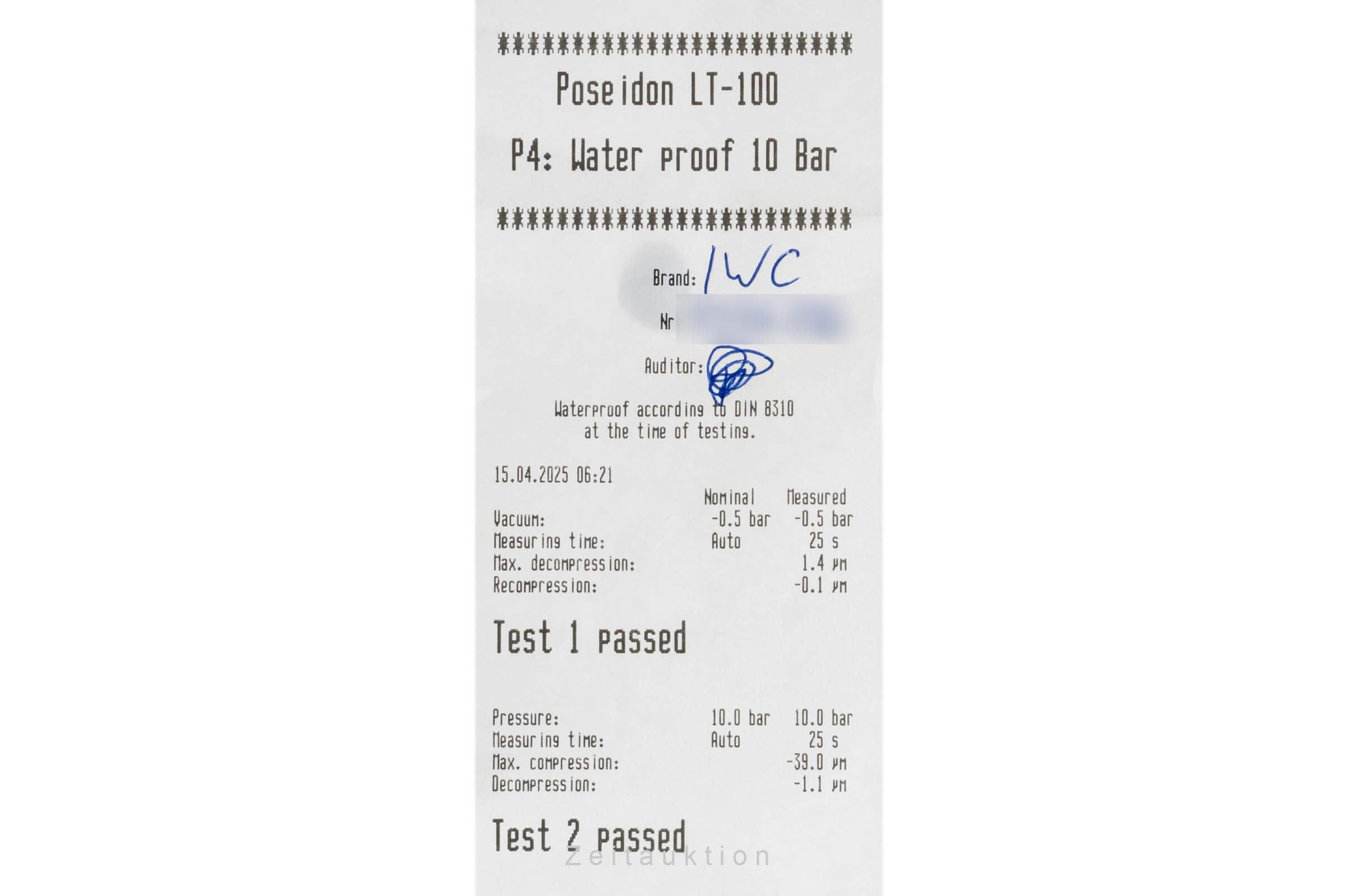 IWC Aquatimer chronograph steel automatic men's watch IW376804 LP: 7800EUR  [2501987]