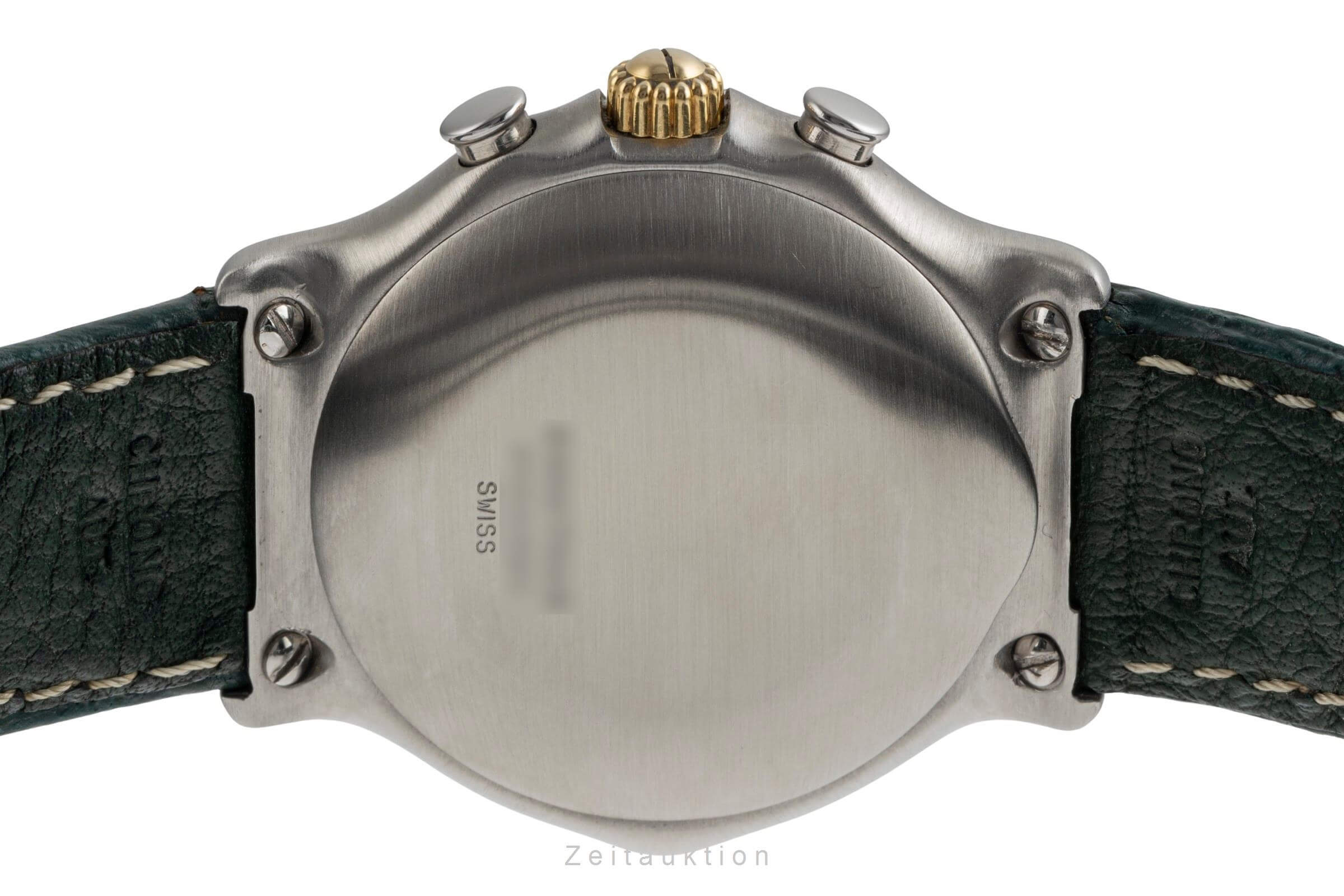 Ebel 1911 chronographe acier / or  automatique montre pour hommes 1134801  [2501988]