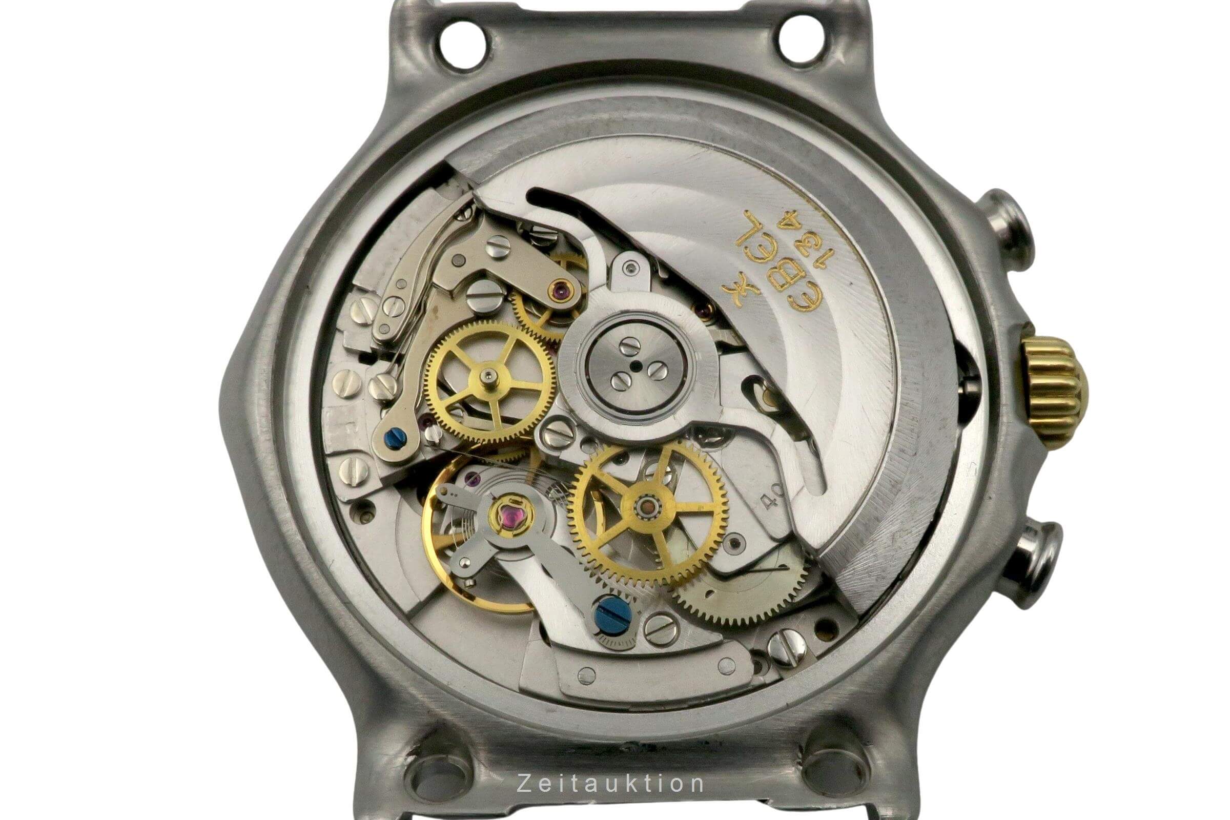 Ebel 1911 chronographe acier / or  automatique montre pour hommes 1134801  [2501988]