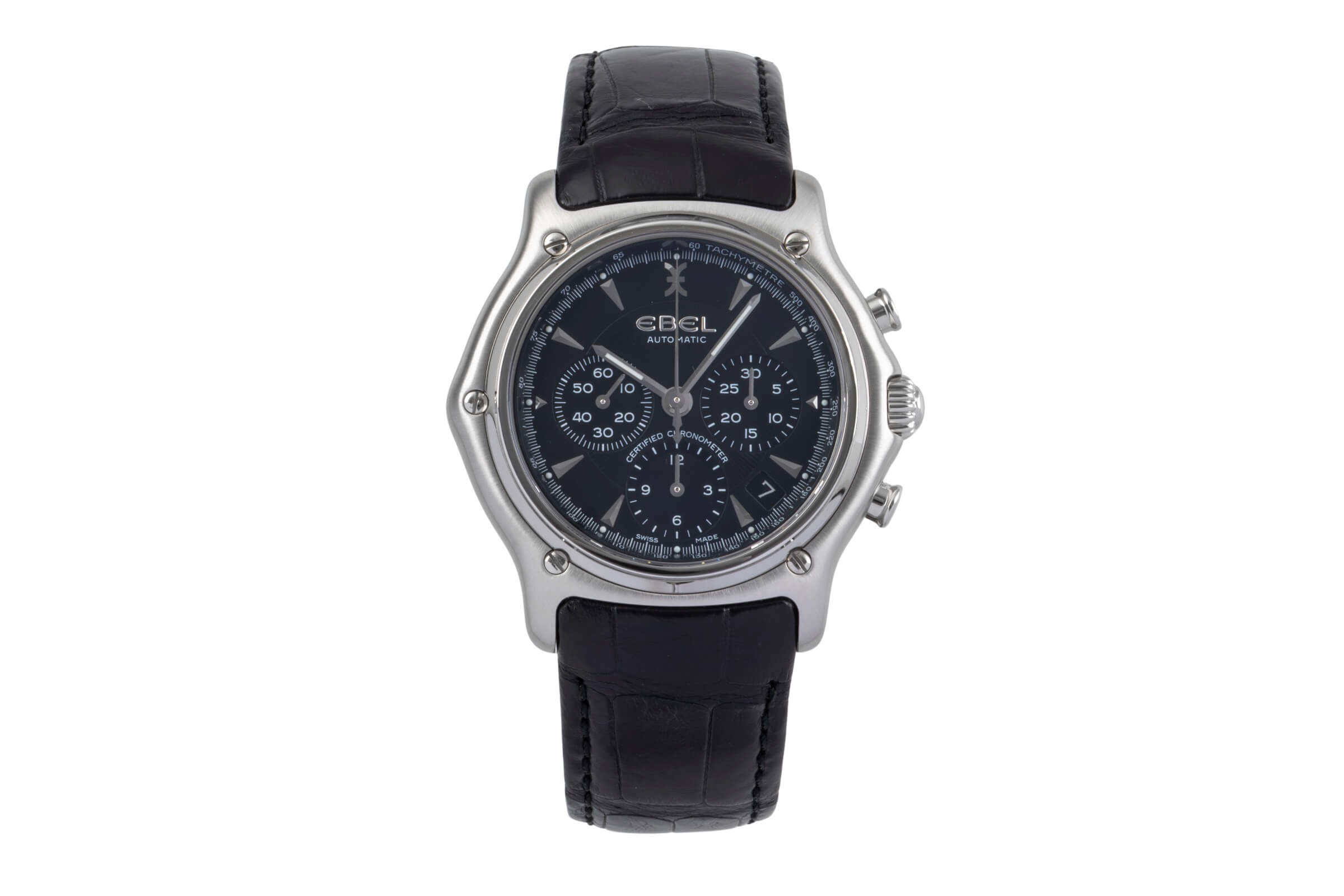 Ebel 1911 cronografo acciaio automatismo orologio da uomo 9137L40  [2501989]