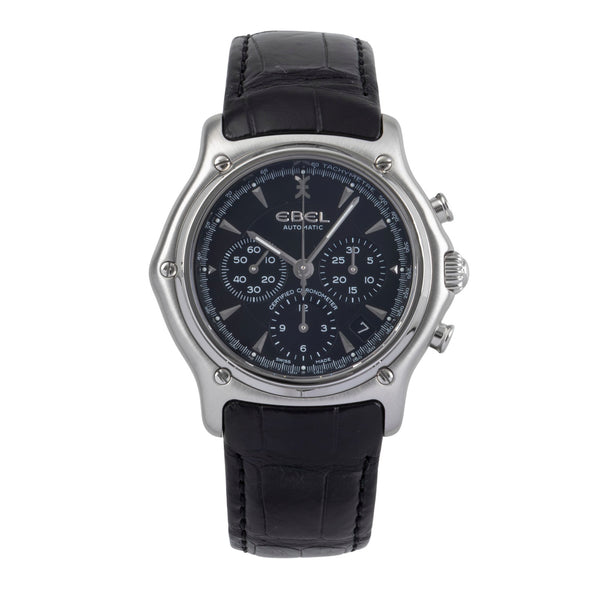 Ebel 1911 cronografo acciaio automatismo orologio da uomo 9137L40  [2501989]