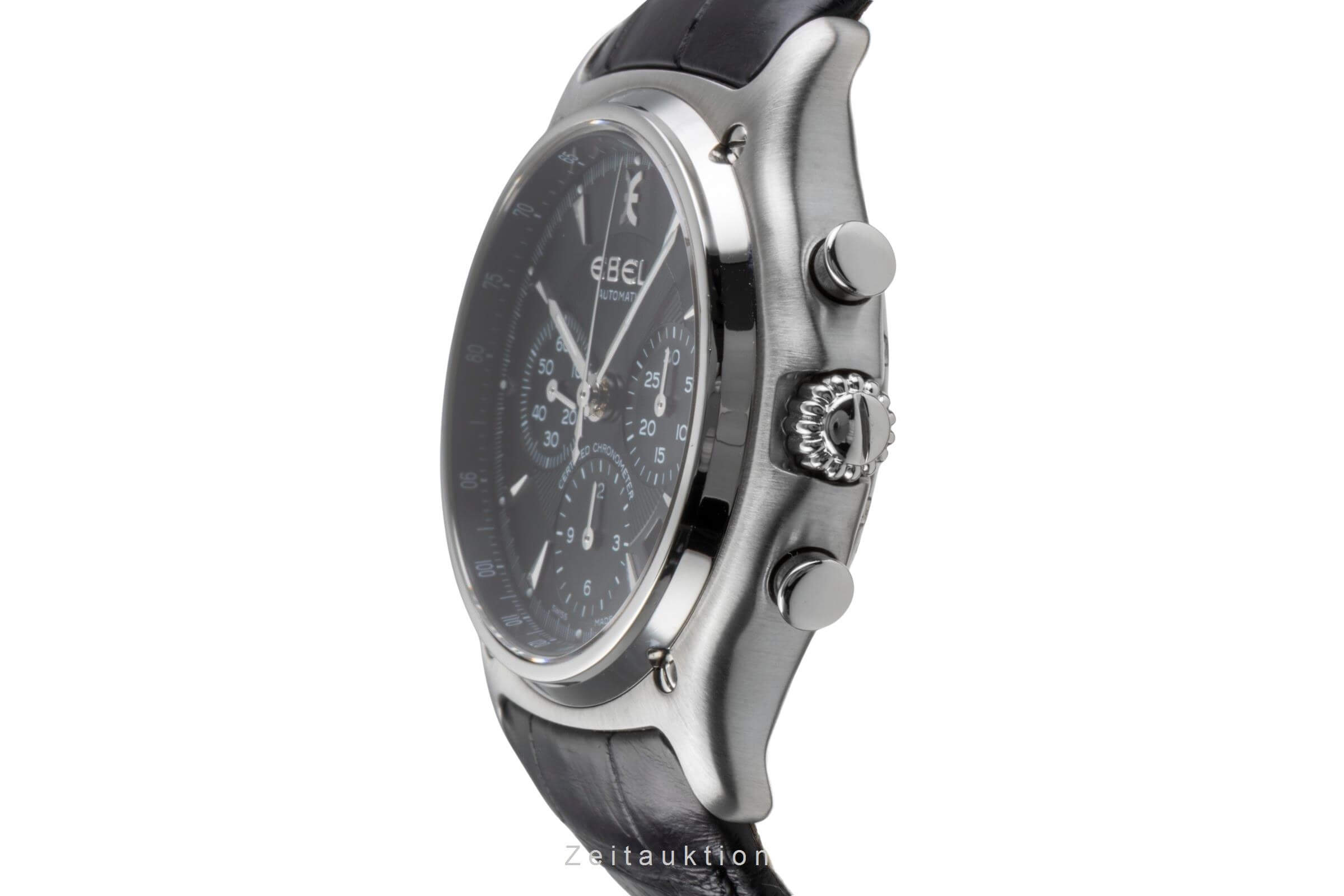 Ebel 1911 cronografo acciaio automatismo orologio da uomo 9137L40  [2501989]