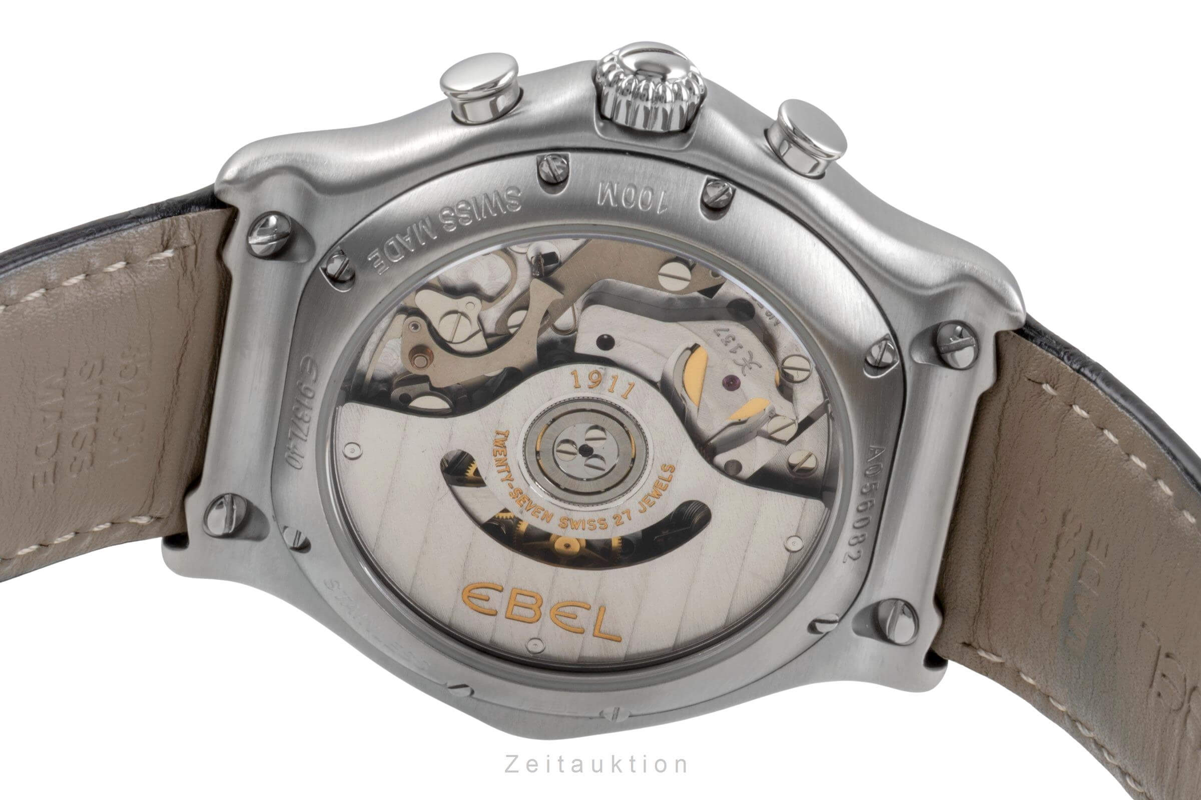 Ebel 1911 cronografo acciaio automatismo orologio da uomo 9137L40  [2501989]