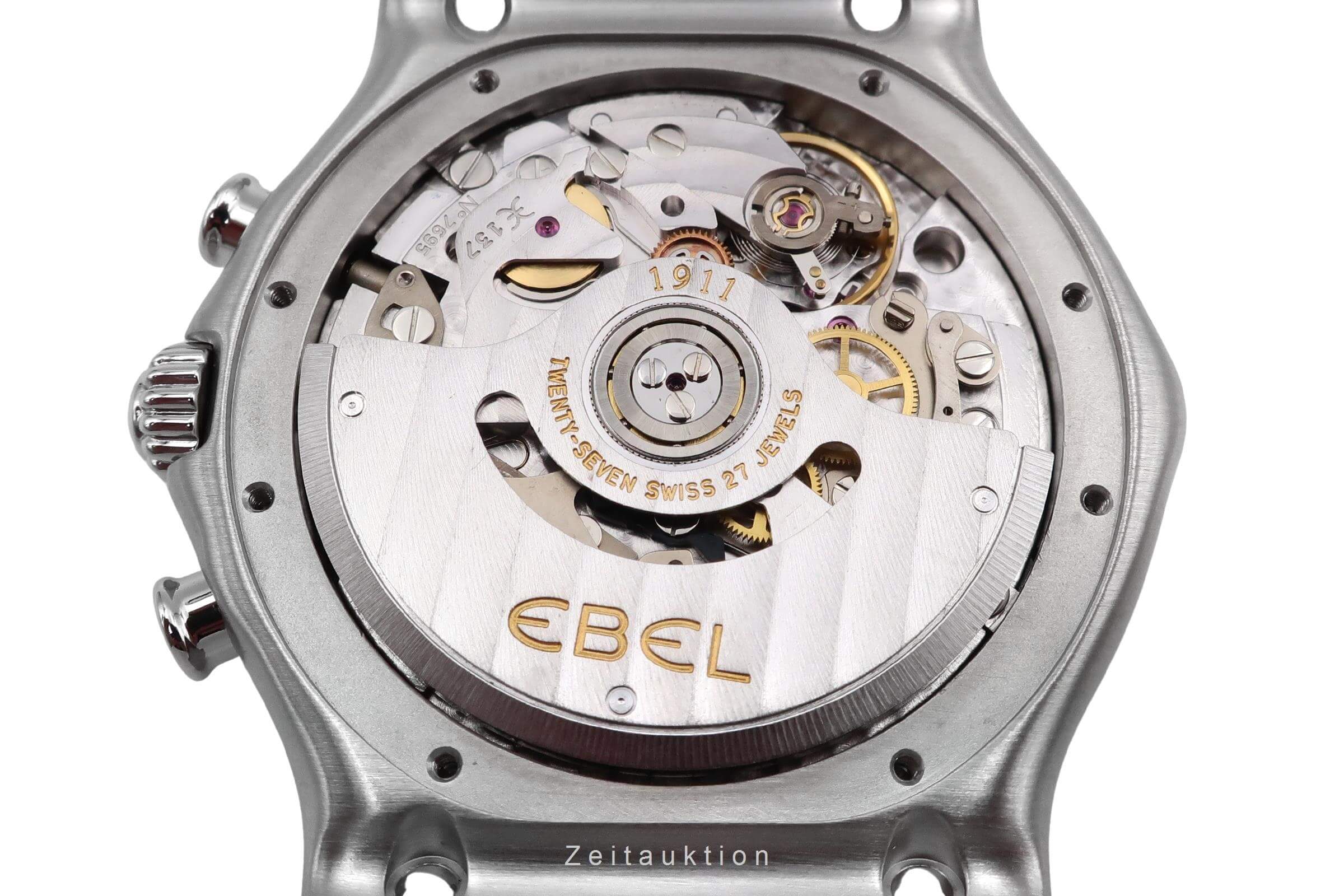 Ebel 1911 cronografo acciaio automatismo orologio da uomo 9137L40  [2501989]