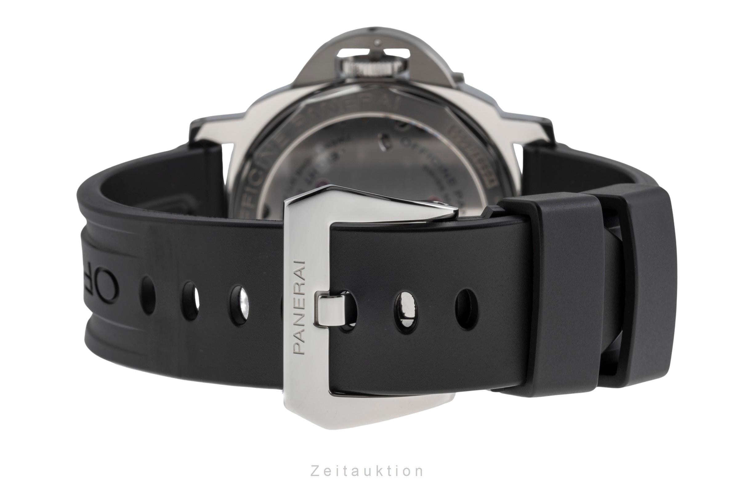 Panerai Luminor Base 8 Days Stahl Handaufzug Herrenuhr Ref. PAM00915 B&P 2020 [2501991]