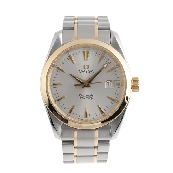 Omega Seamaster steel / gold quartz men's watch 2318.30.00  [2501994]