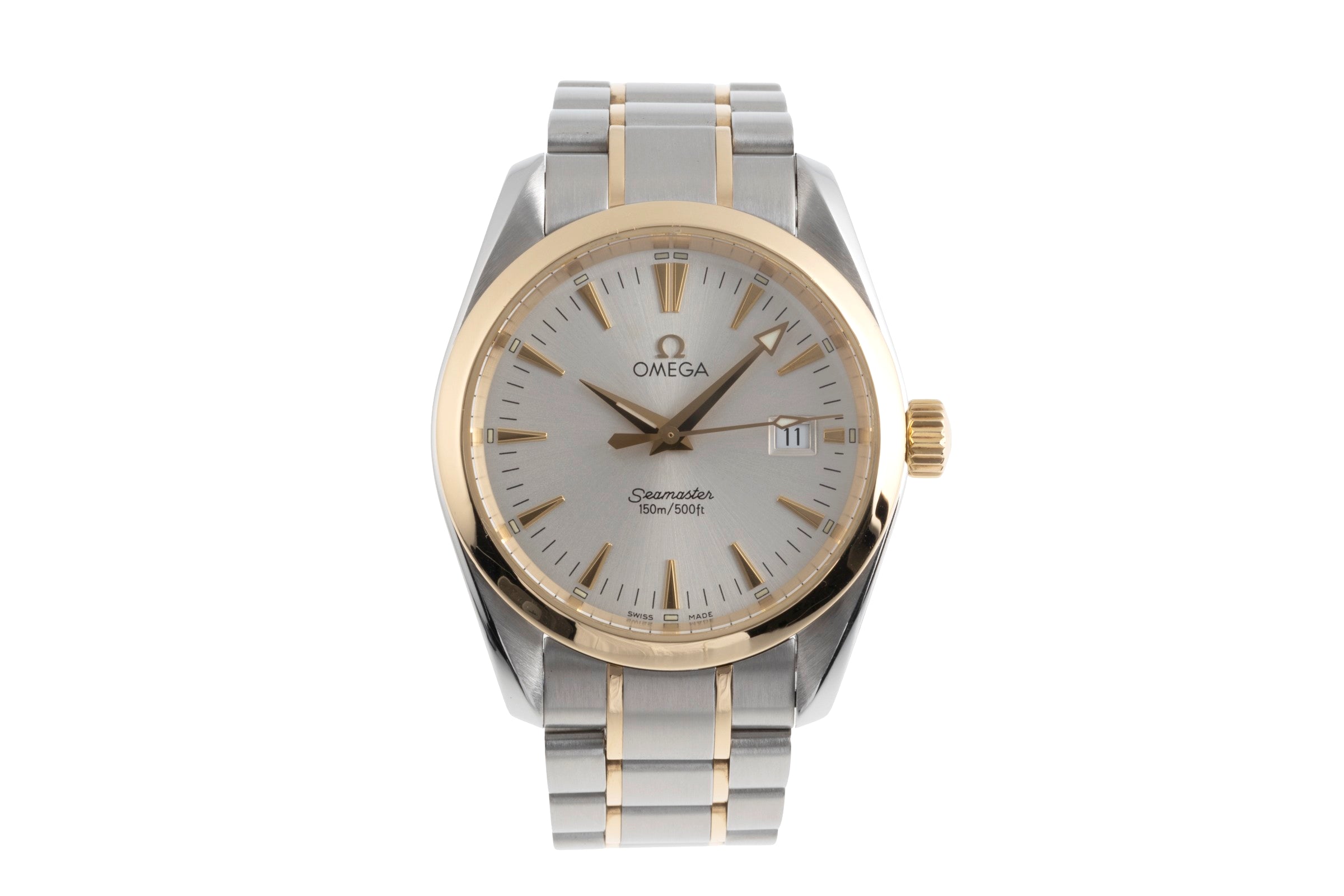 Omega Seamaster steel / gold quartz men's watch 2318.30.00  [2501994]