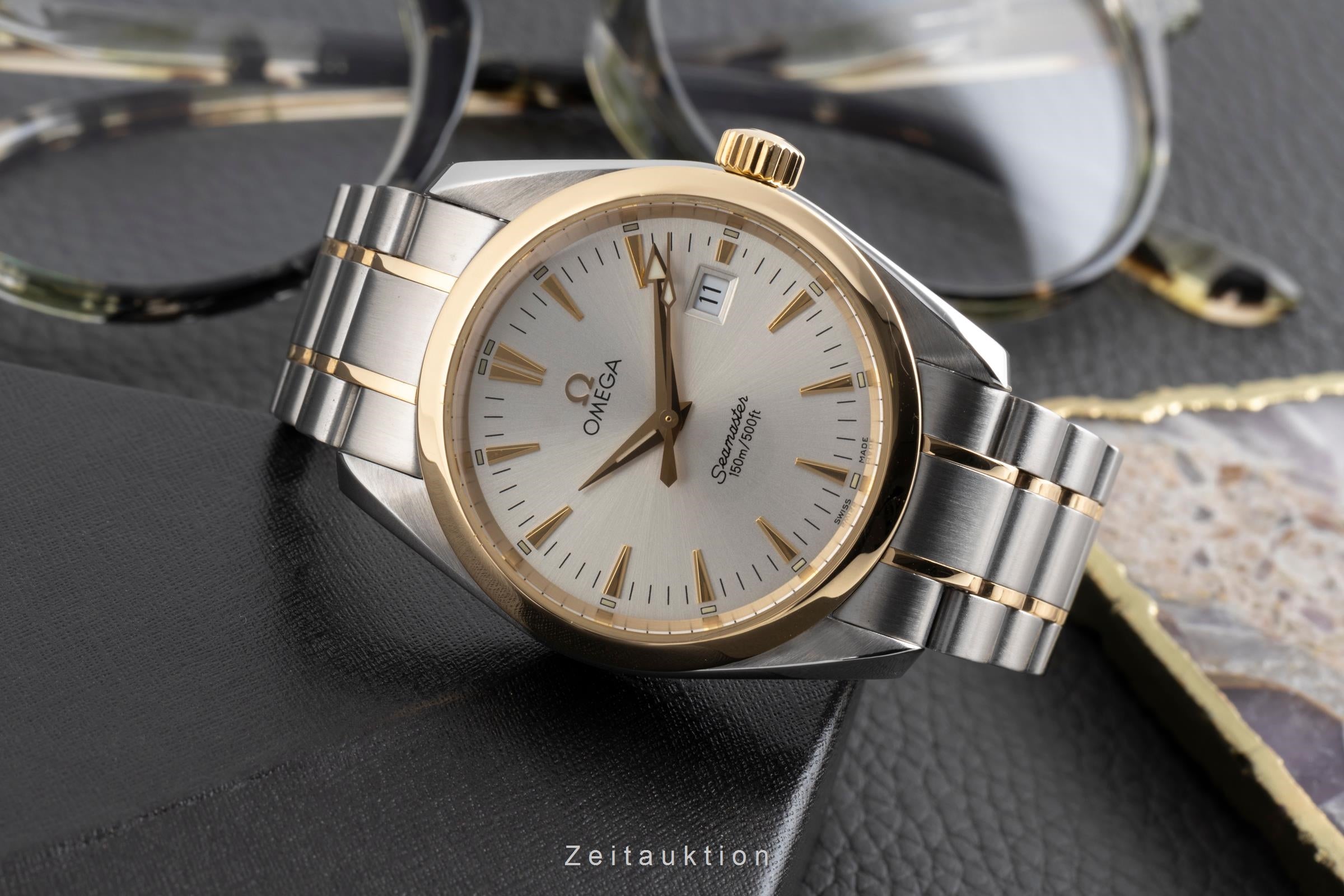 Omega Seamaster steel / gold quartz men's watch 2318.30.00  [2501994]