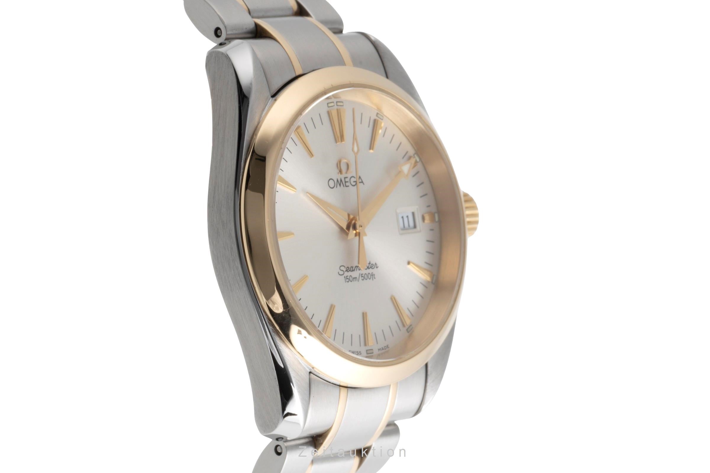 Omega Seamaster steel / gold quartz men's watch 2318.30.00  [2501994]