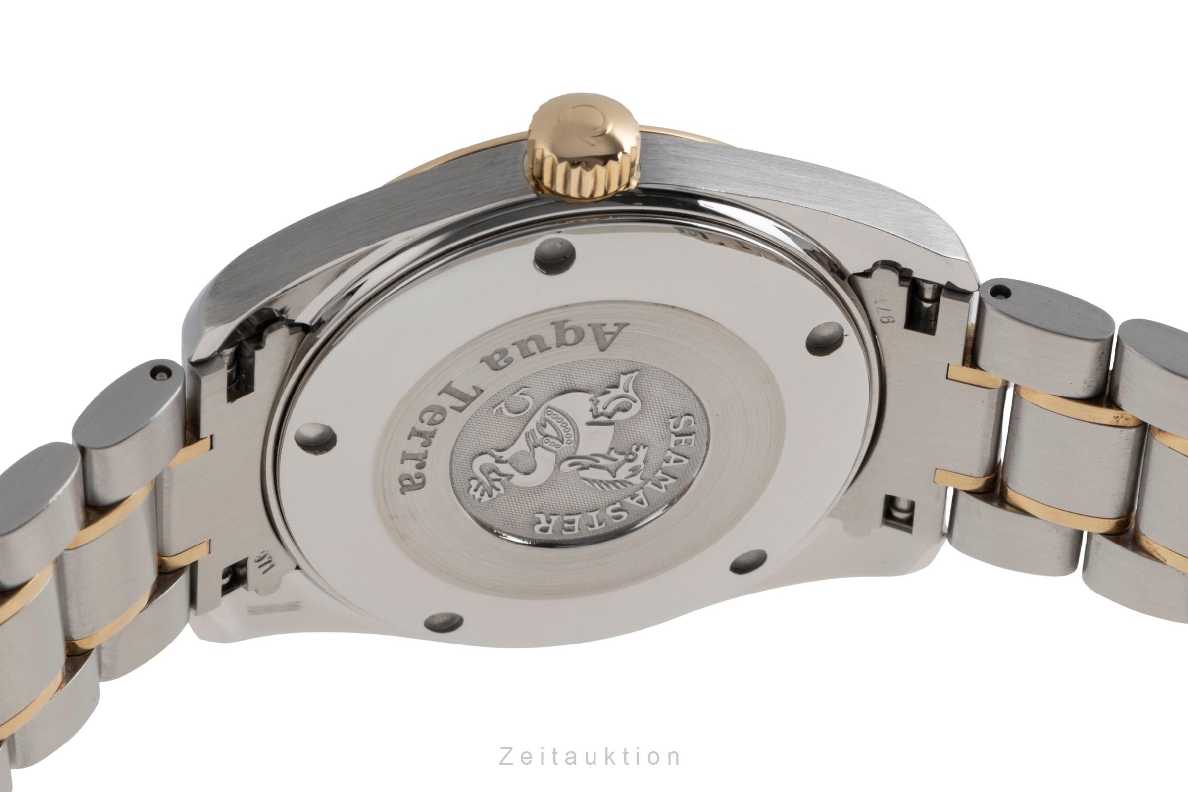 Omega Seamaster steel / gold quartz men's watch 2318.30.00  [2501994]