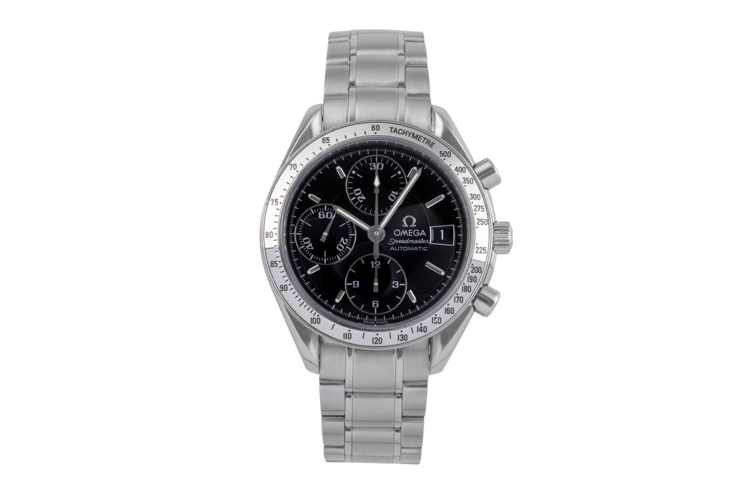 Omega Speedmaster chronograph steel automatic men's watch 3513.50.00 LP: 6100EUR  [2501995]