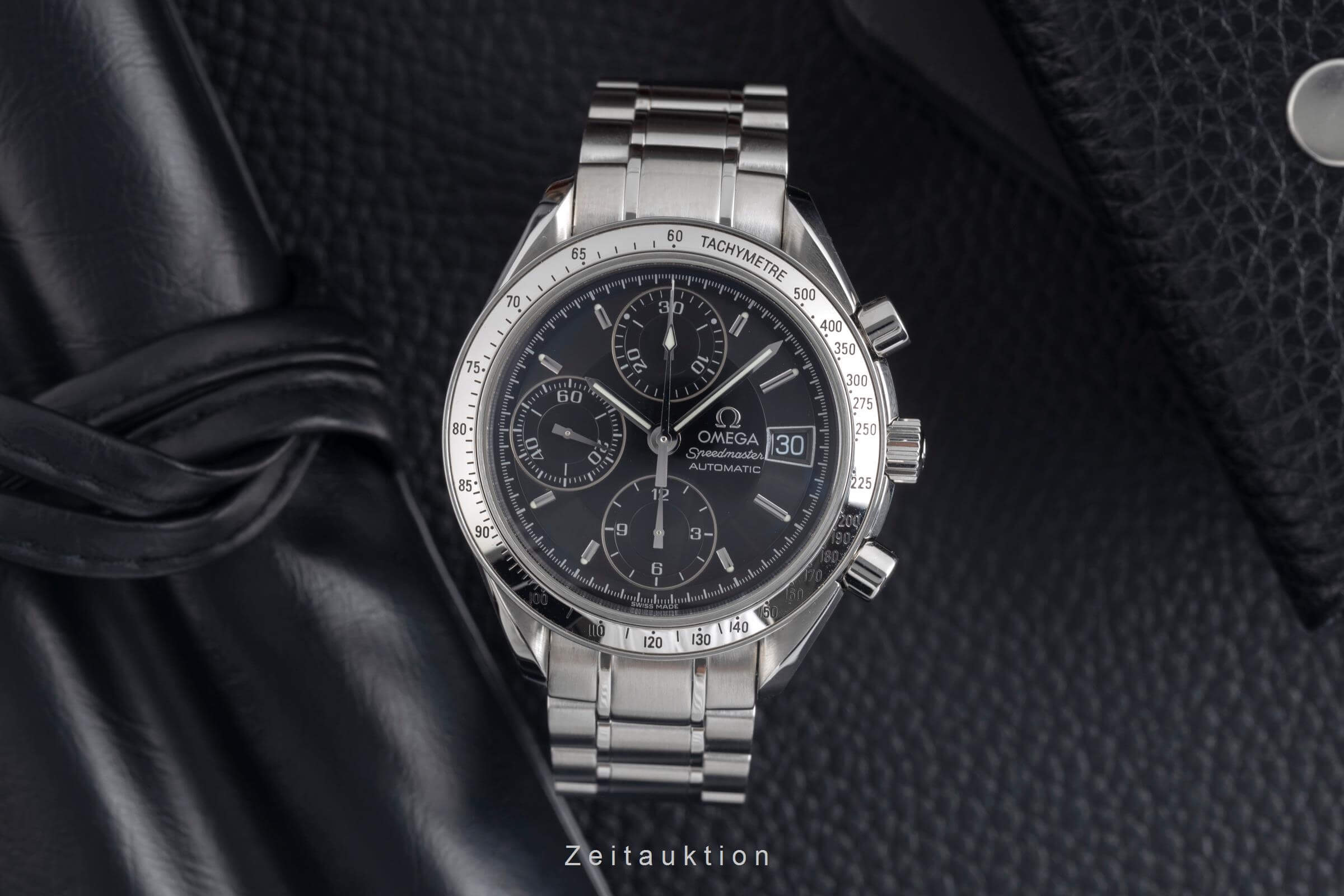 Omega Speedmaster Date chronograph steel automatic men's watch 3513.50.00 LP: 6100EUR  [2501999]