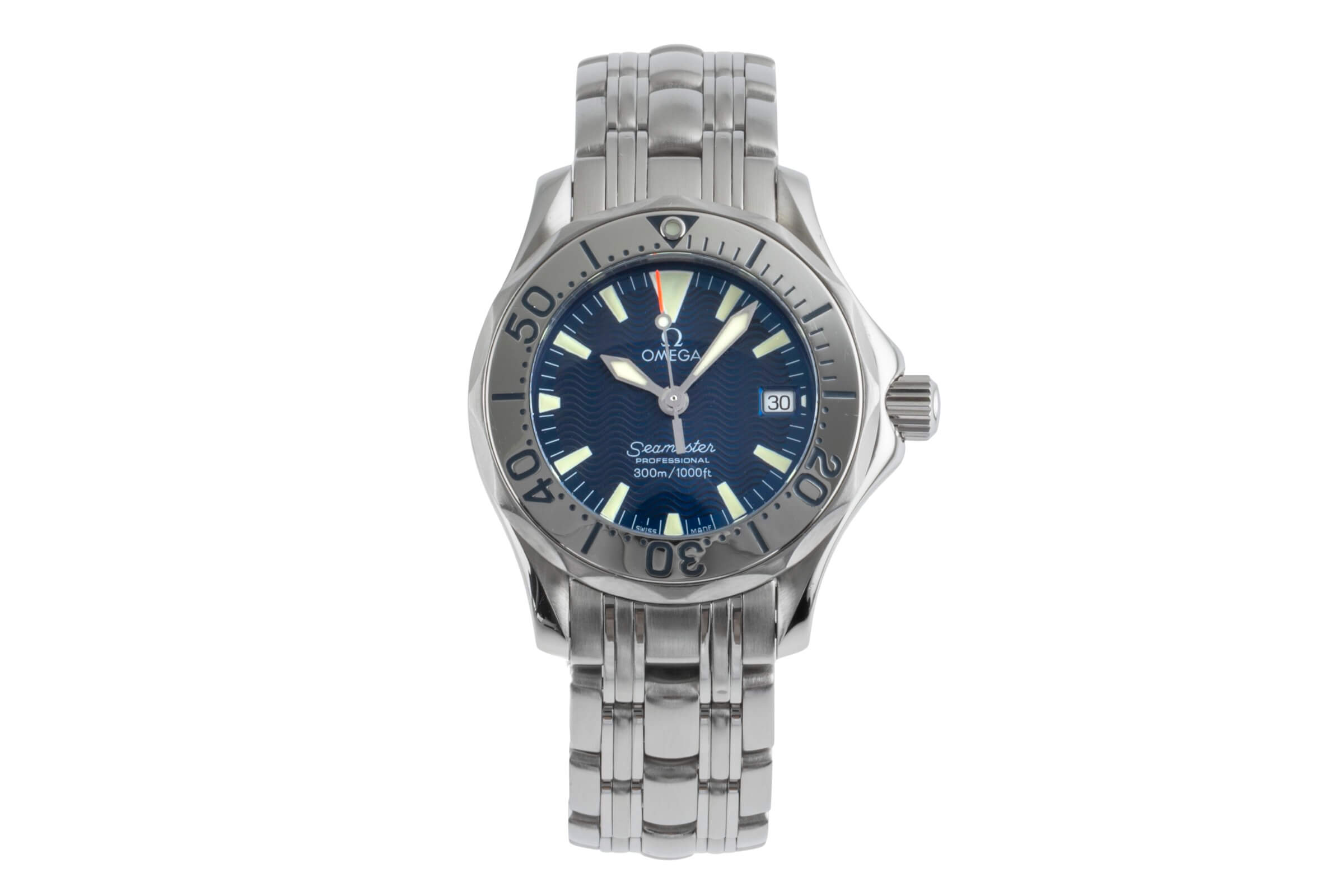 Omega Seamaster acciaio quarzo orologio da donna 2283.80.00  [2502002]