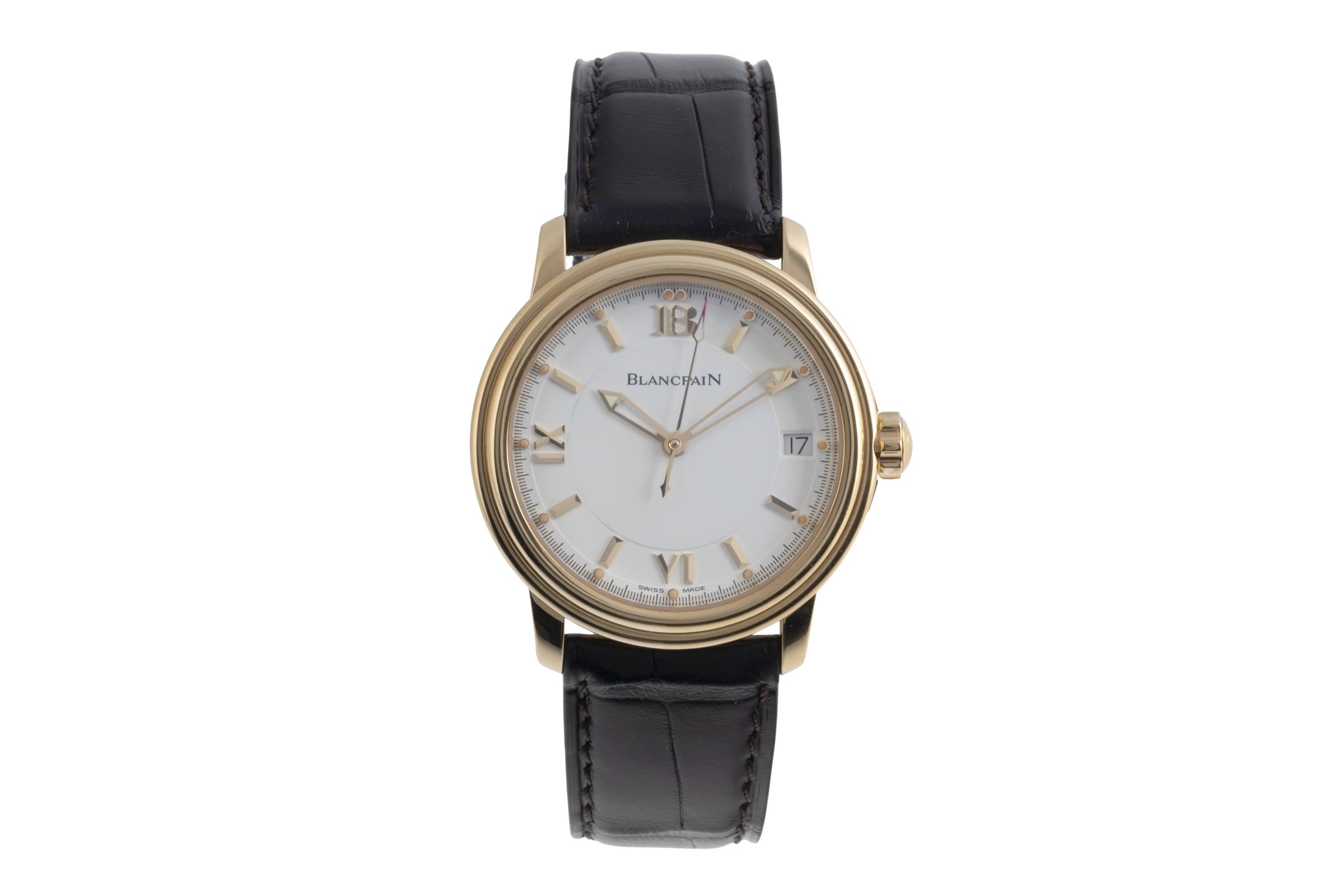 ブランデー LE GRAND VIEUX Blancpain Leman 18 ct gold automatic Kal. 11.51 Ref. 2100-1418-53