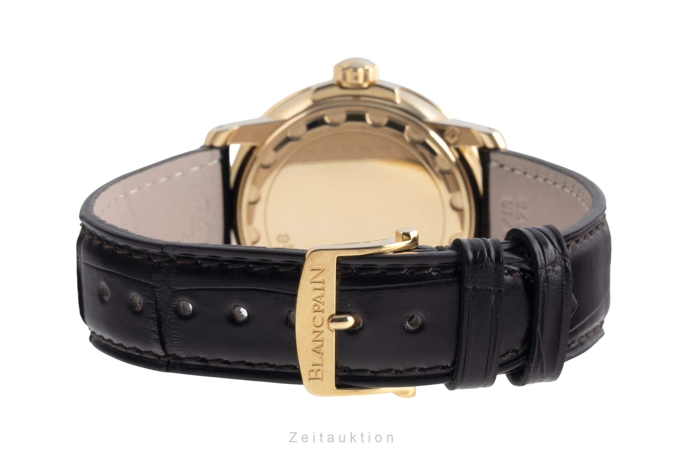 Blancpain Leman or 18 ct automatique montre pour hommes 2100-1418-53 LP: 19050EUR  [2502003]