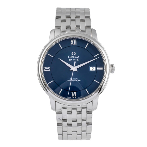 Omega De Ville acier automatique montre pour hommes 424.10.40.20.03.001 LP: 4100EUR  [2502004]