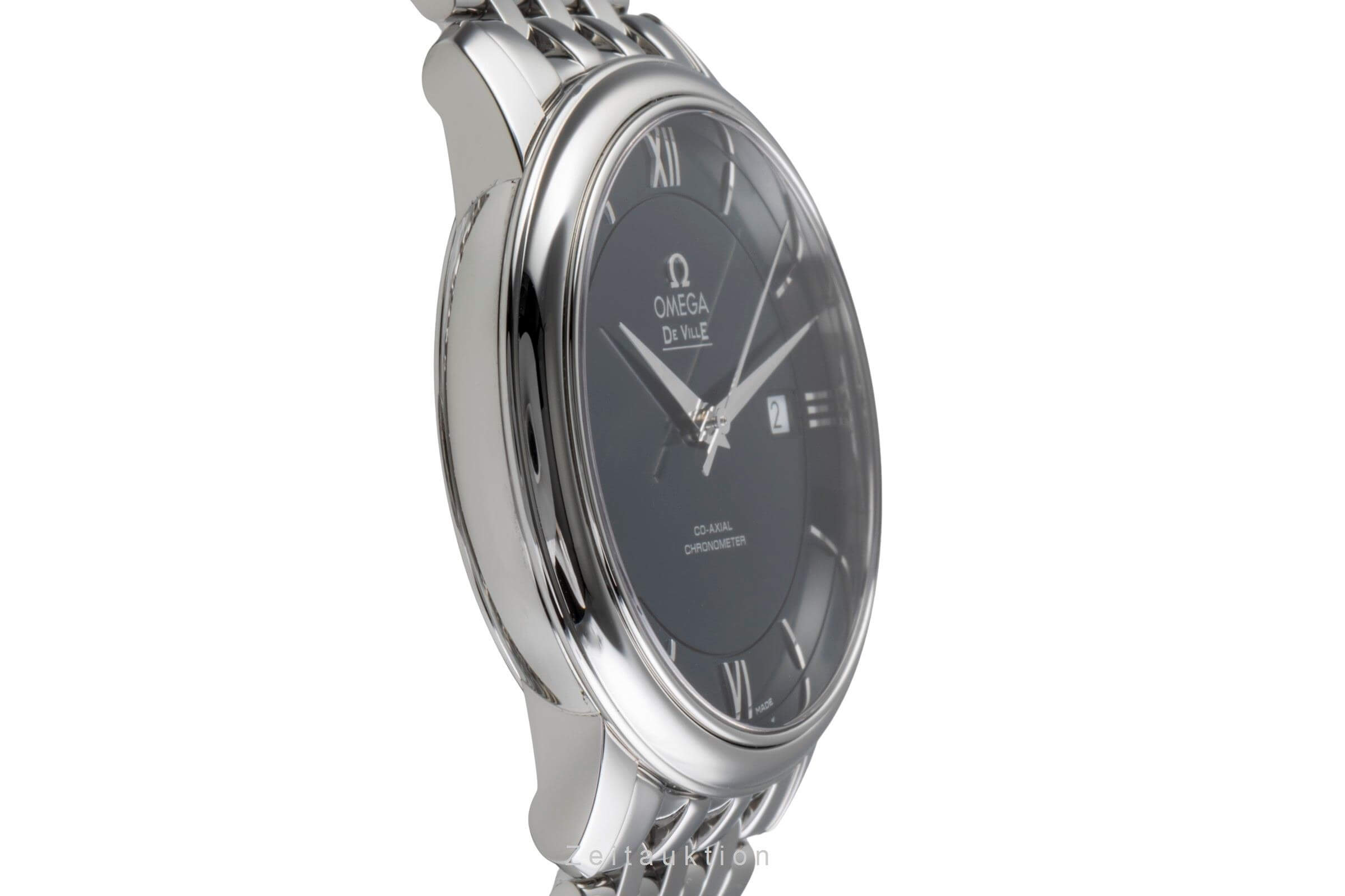 Omega De Ville acier automatique montre pour hommes 424.10.40.20.03.001 LP: 4100EUR  [2502004]