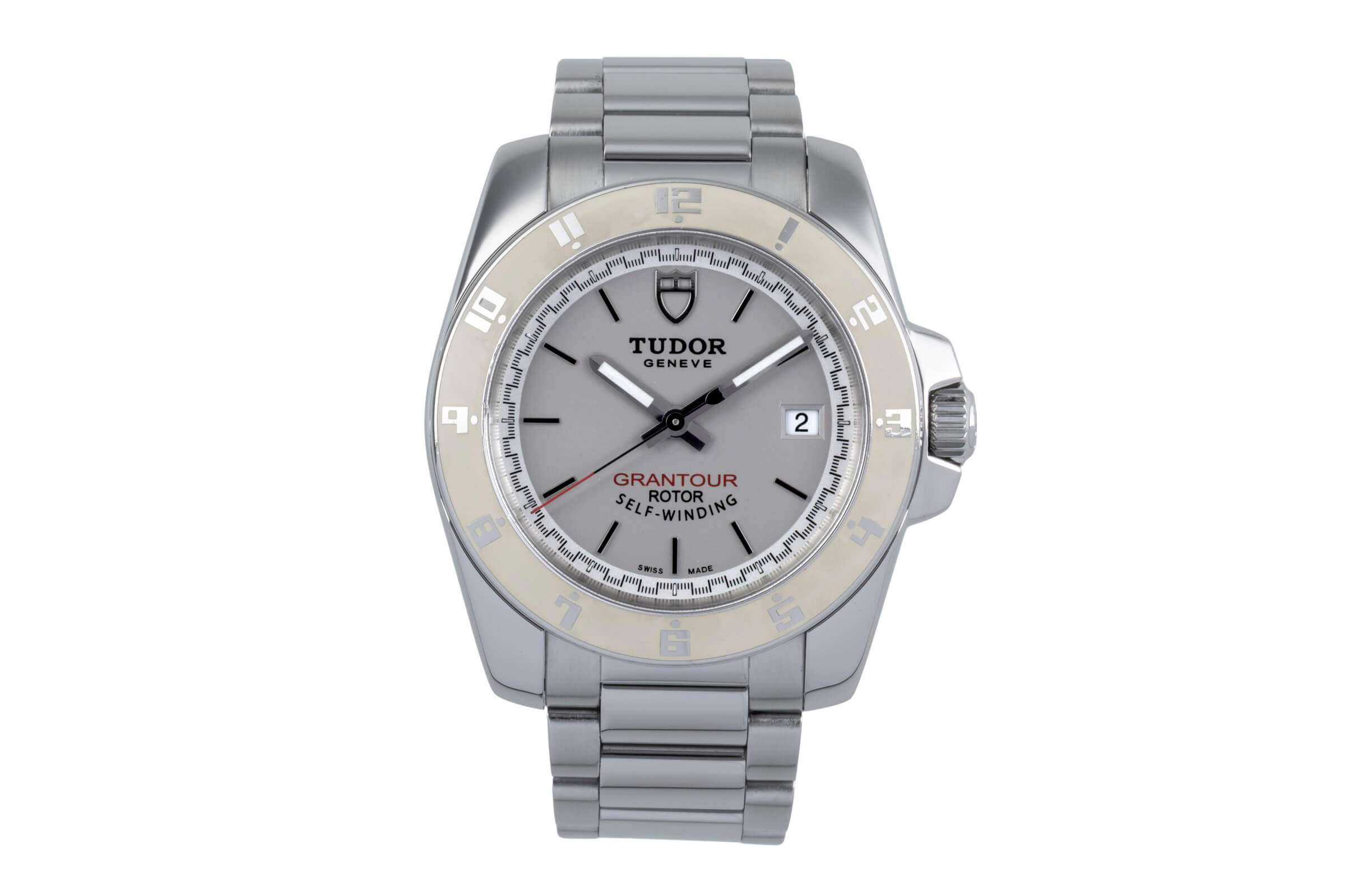 Tudor Grantour chronographe acier automatique montre pour hommes 20050  [2502008]