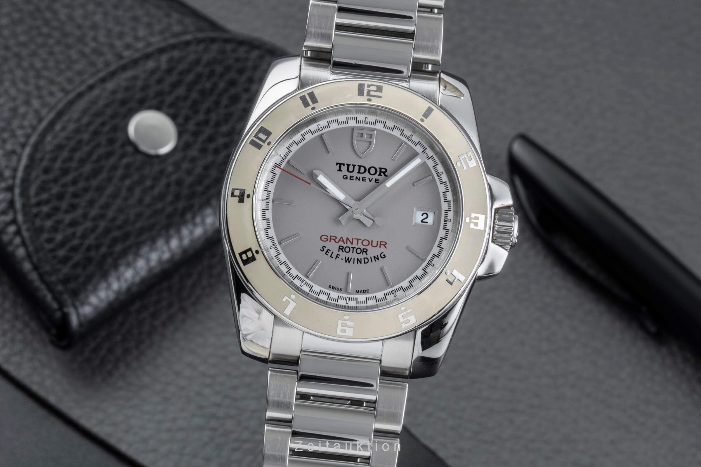 Tudor Grantour chronographe acier automatique montre pour hommes 20050  [2502008]