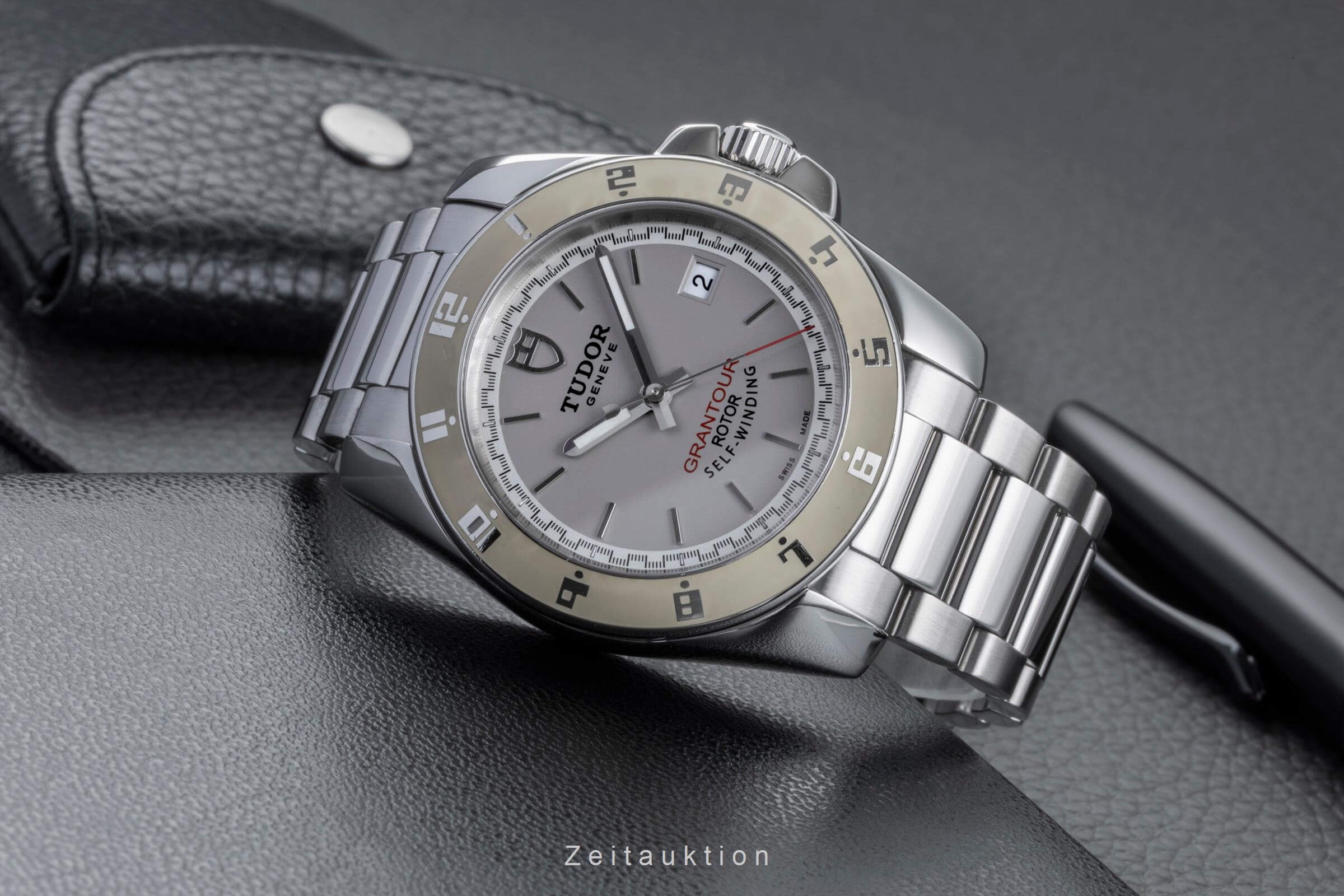 Tudor Grantour chronographe acier automatique montre pour hommes 20050  [2502008]