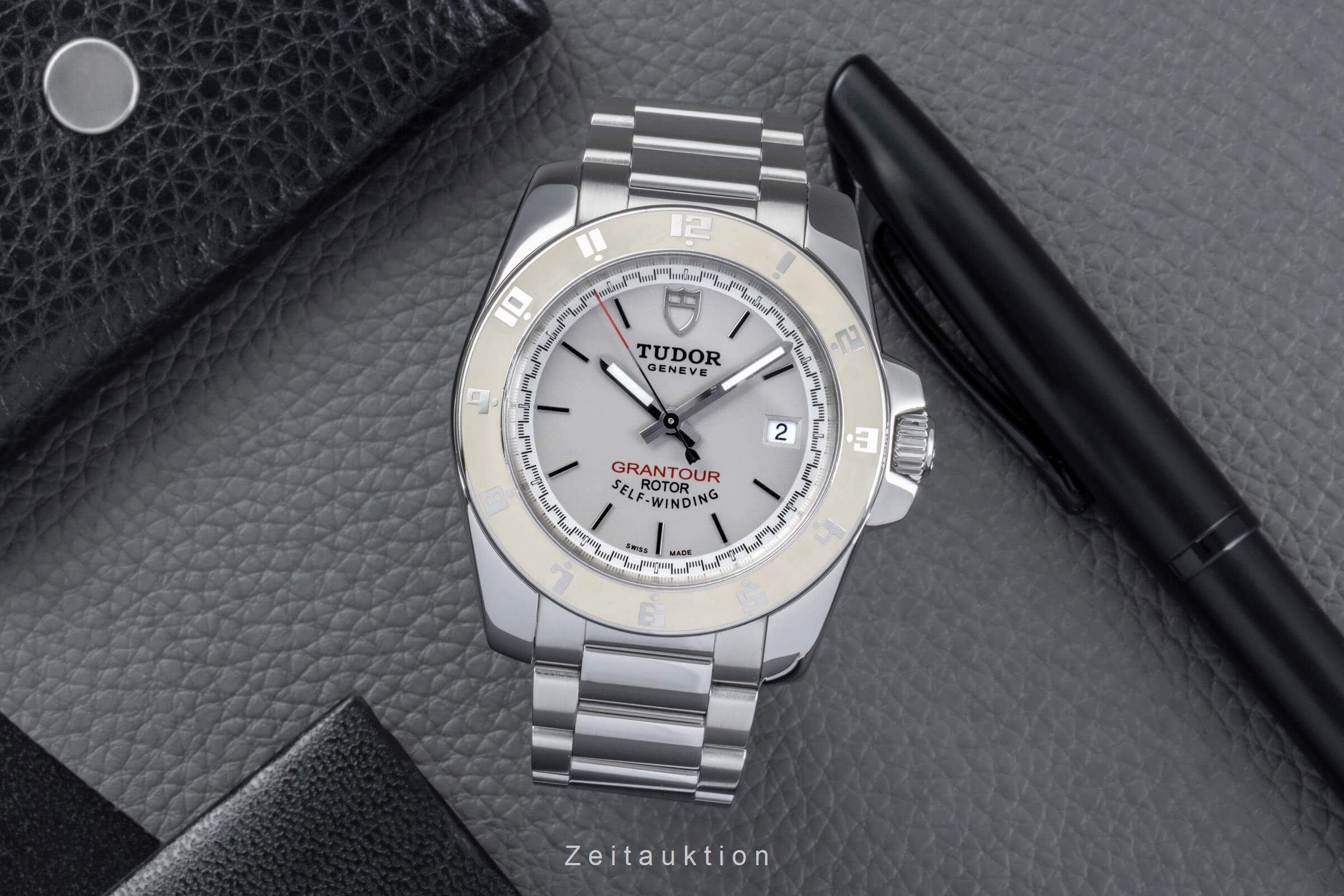 Tudor Grantour chronographe acier automatique montre pour hommes 20050  [2502008]