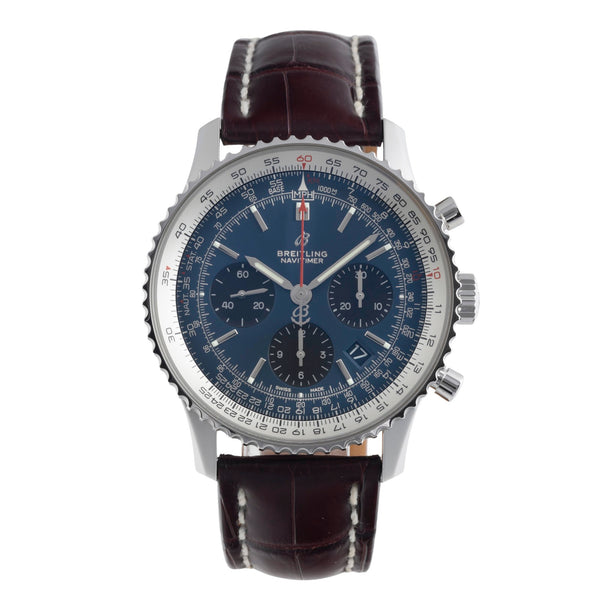 Breitling Navitimer 01 Chronograph Stahl Automatik Ref. AB0121211C1P1 B&P 2019 [2502011]