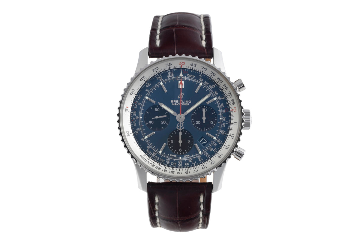 Breitling Navitimer 01 chronograph steel automatic men's watch AB0121211C1P1 LP: 9050EUR  [2502011]