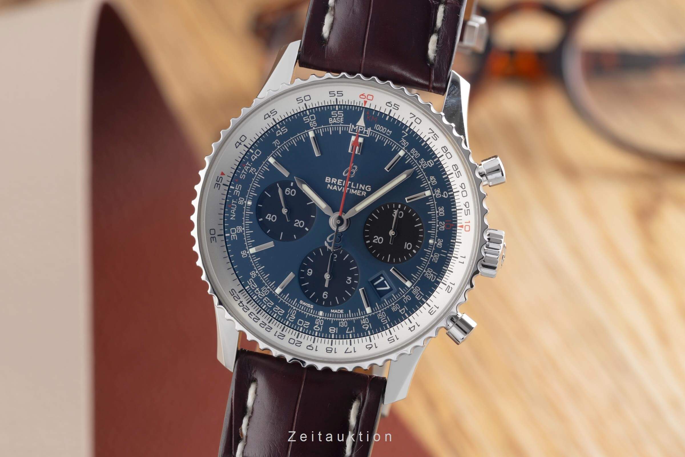 Breitling Navitimer 01 Chronograph Stahl Automatik Ref. AB0121211C1P1 B&P 2019 [2502011]