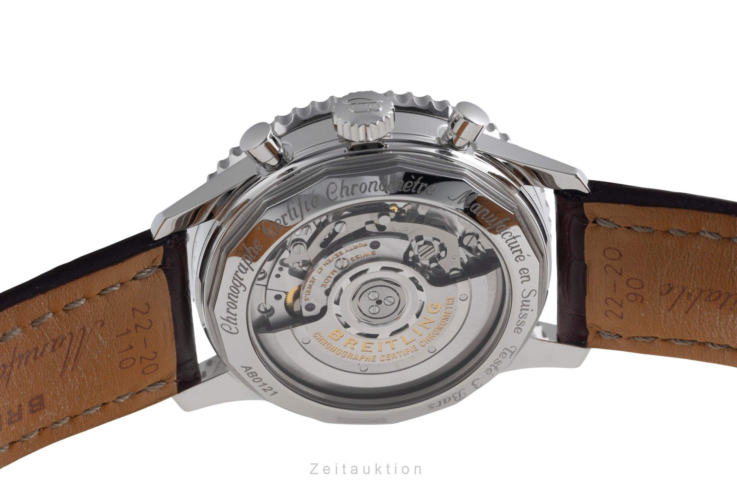 Breitling Navitimer 01 Chronograph Stahl Automatik Ref. AB0121211C1P1 B&P 2019 [2502011]