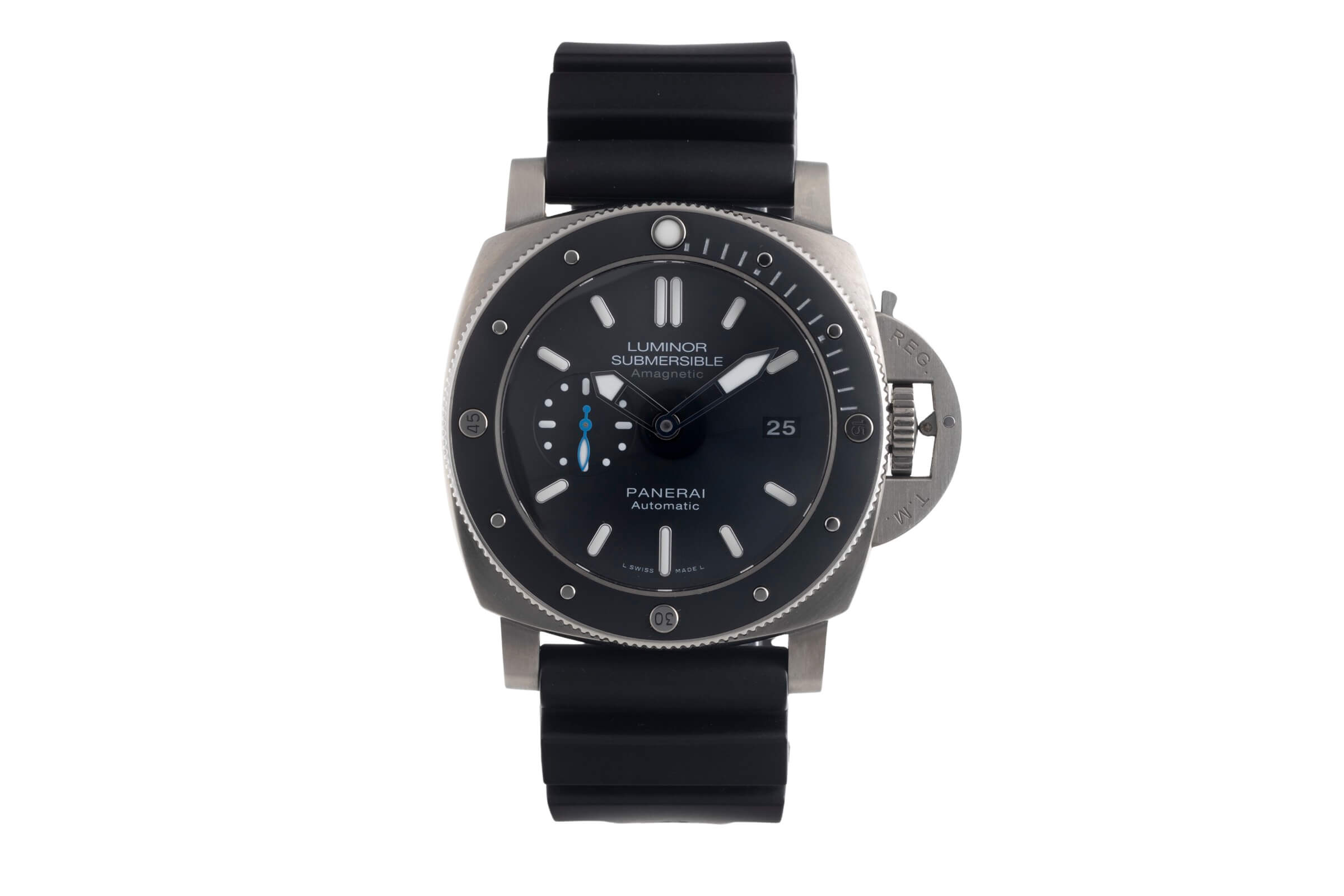 Panerai Submersible titanio automático reloj para caballeros PAM01389 LP: 10900EUR Limited  [2502017]