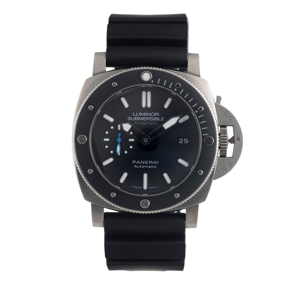 Panerai Submersible titanio automático reloj para caballeros PAM01389 LP: 10900EUR Limited  [2502017]