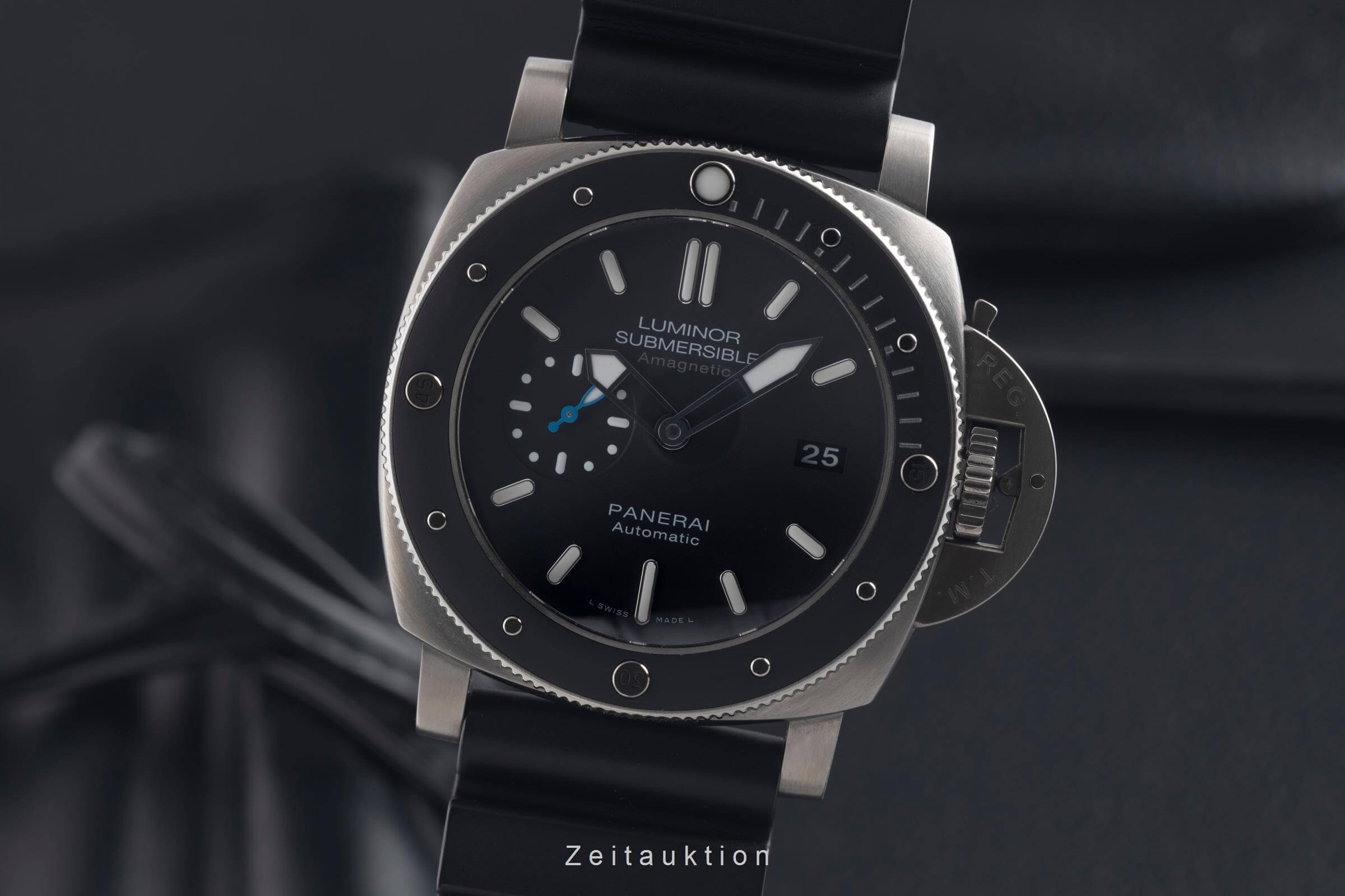 Panerai Submersible titanio automático reloj para caballeros PAM01389 LP: 10900EUR Limited  [2502017]