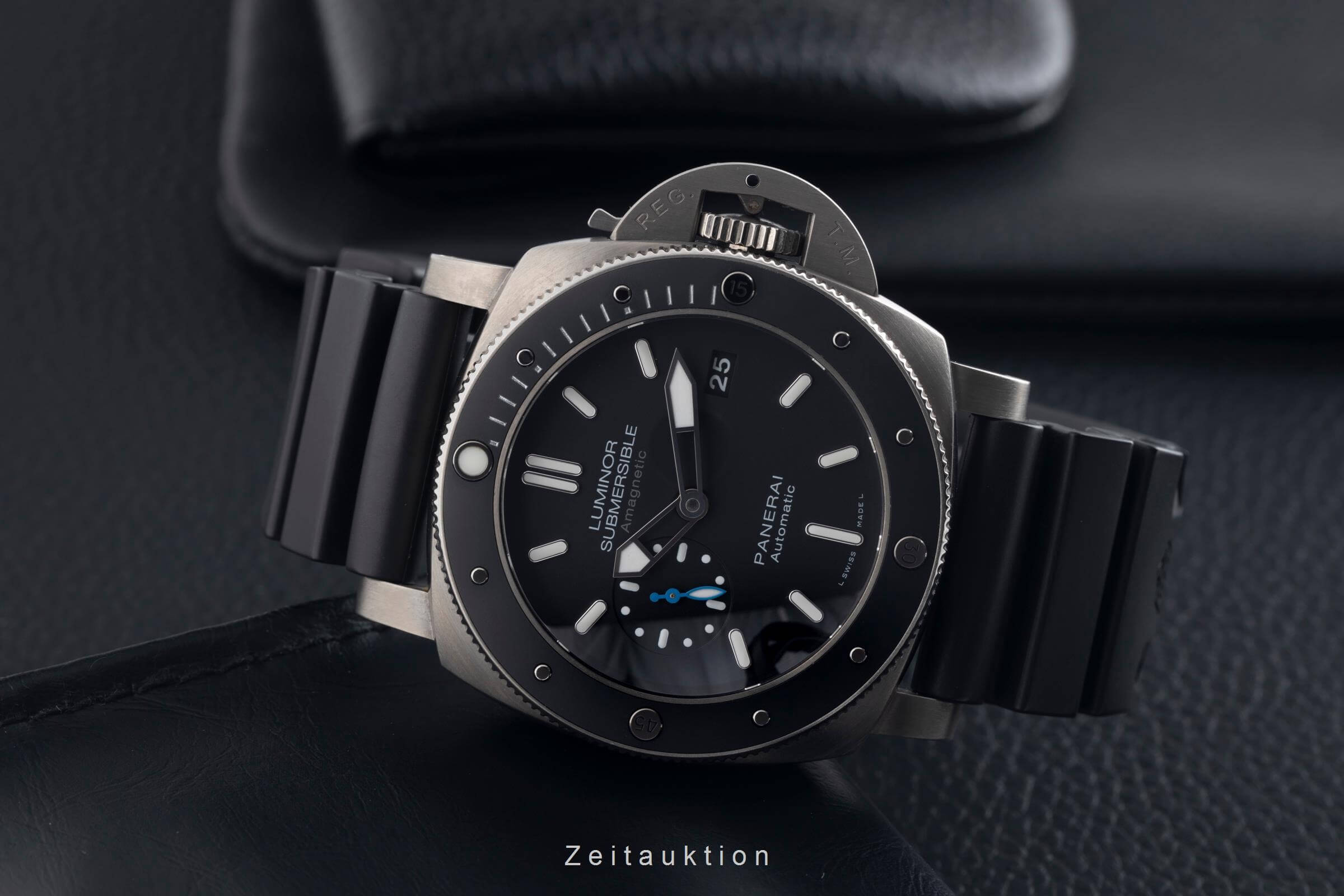 Panerai Submersible titanio automático reloj para caballeros PAM01389 LP: 10900EUR Limited  [2502017]