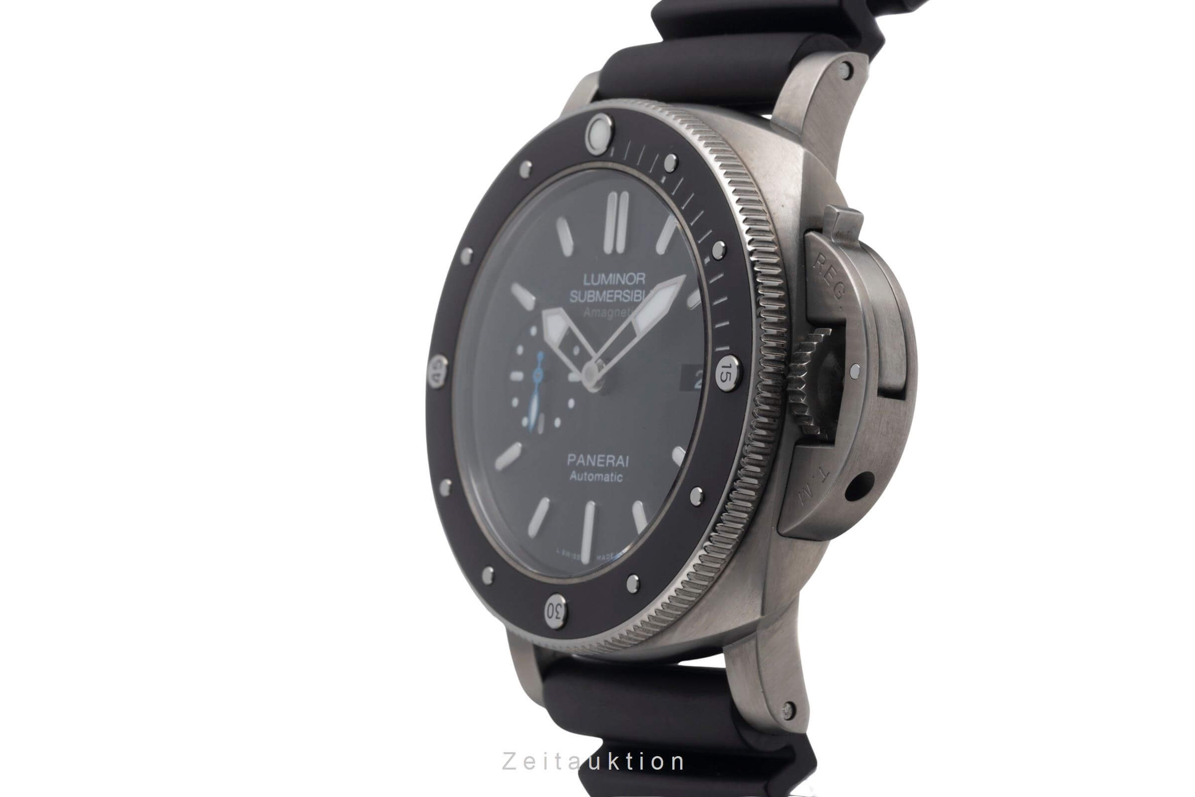 Panerai Submersible titanio automático reloj para caballeros PAM01389 LP: 10900EUR Limited  [2502017]