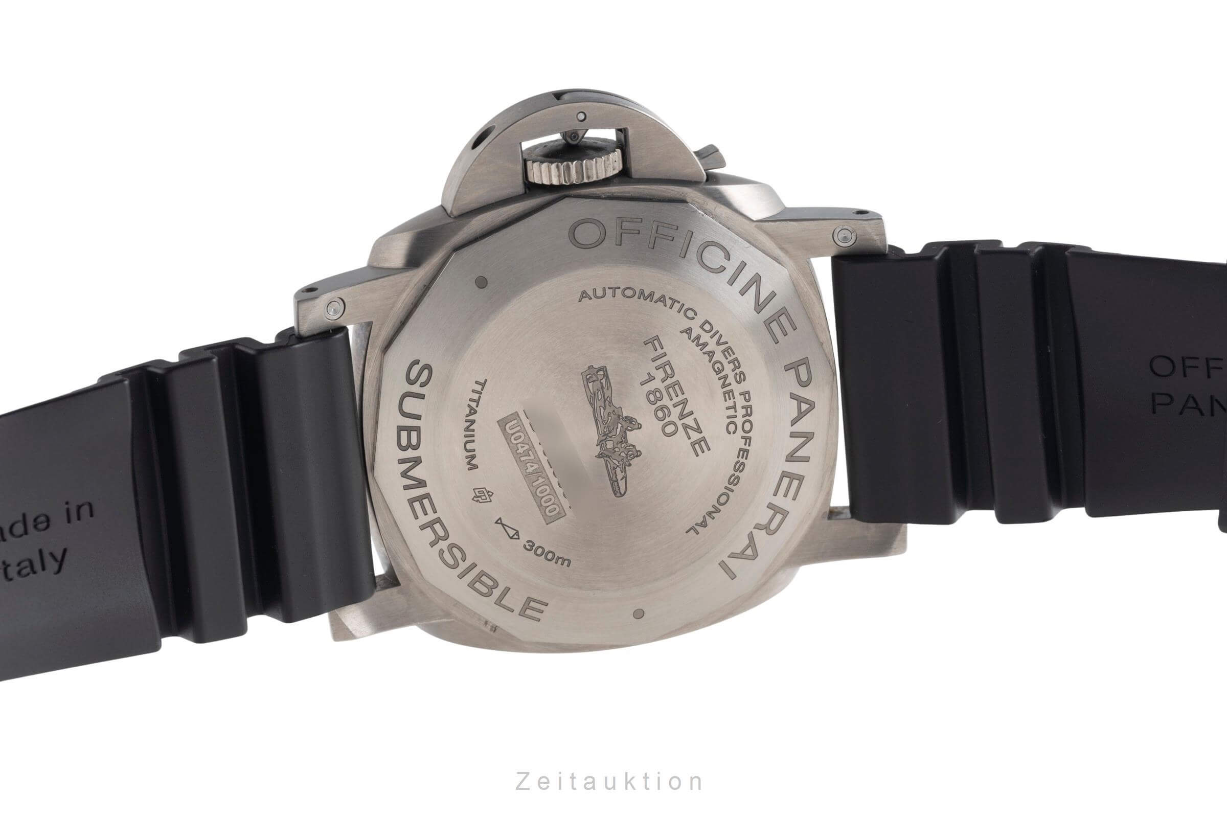 Panerai Submersible titanio automático reloj para caballeros PAM01389 LP: 10900EUR Limited  [2502017]