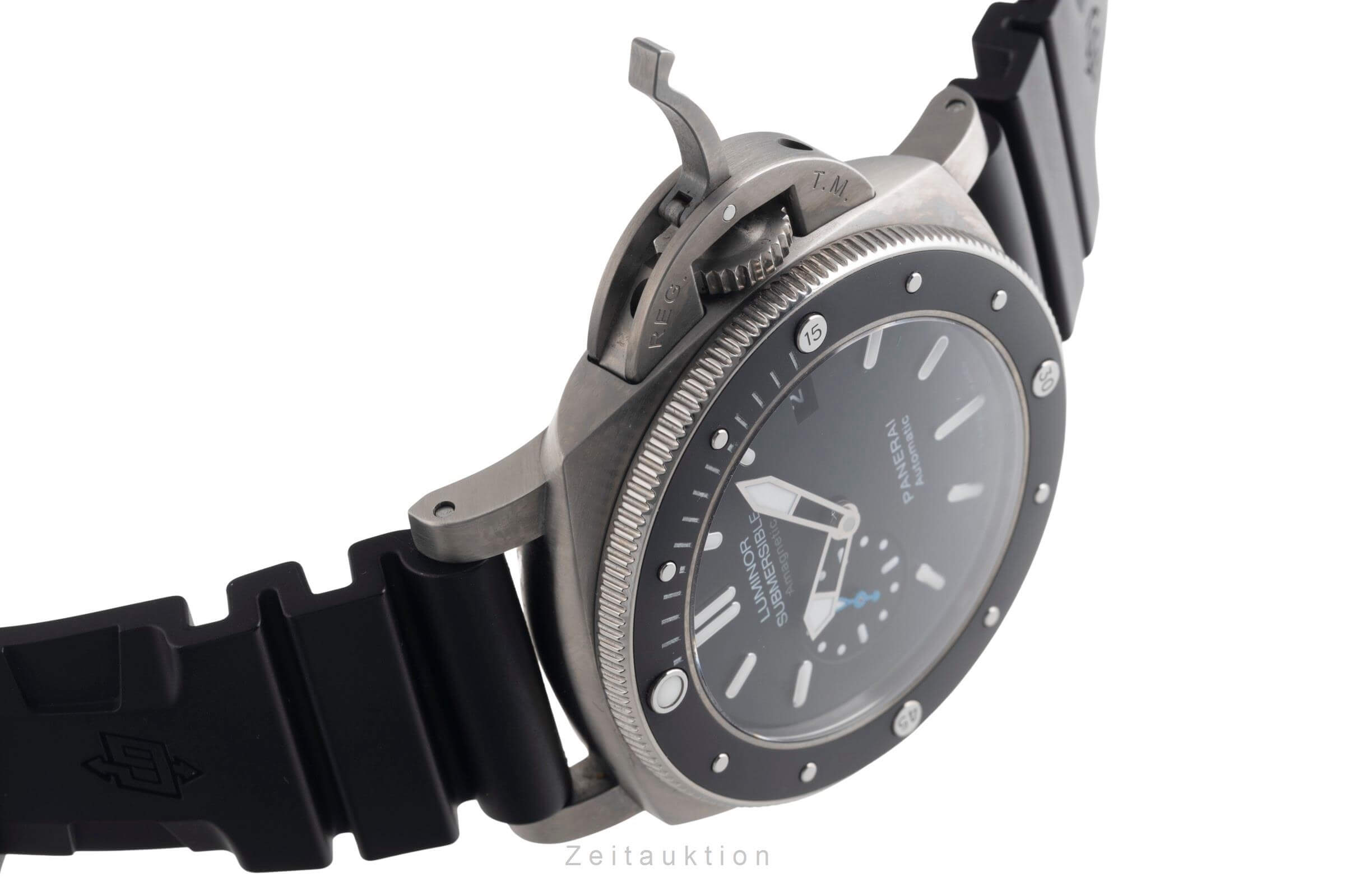 Panerai Submersible titanio automático reloj para caballeros PAM01389 LP: 10900EUR Limited  [2502017]