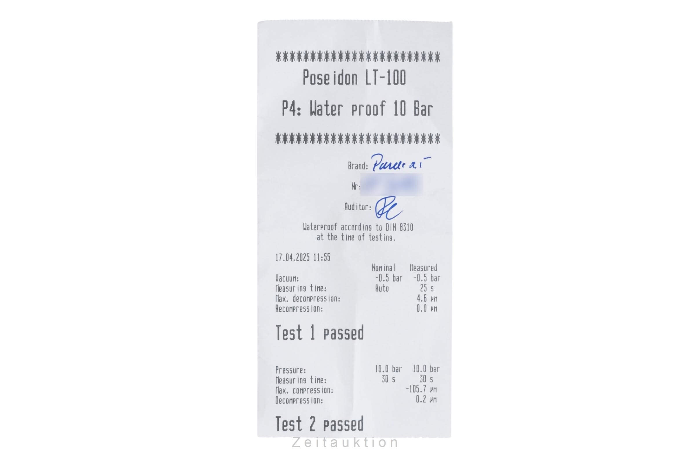 Panerai Submersible titanio automático reloj para caballeros PAM01389 LP: 10900EUR Limited  [2502017]