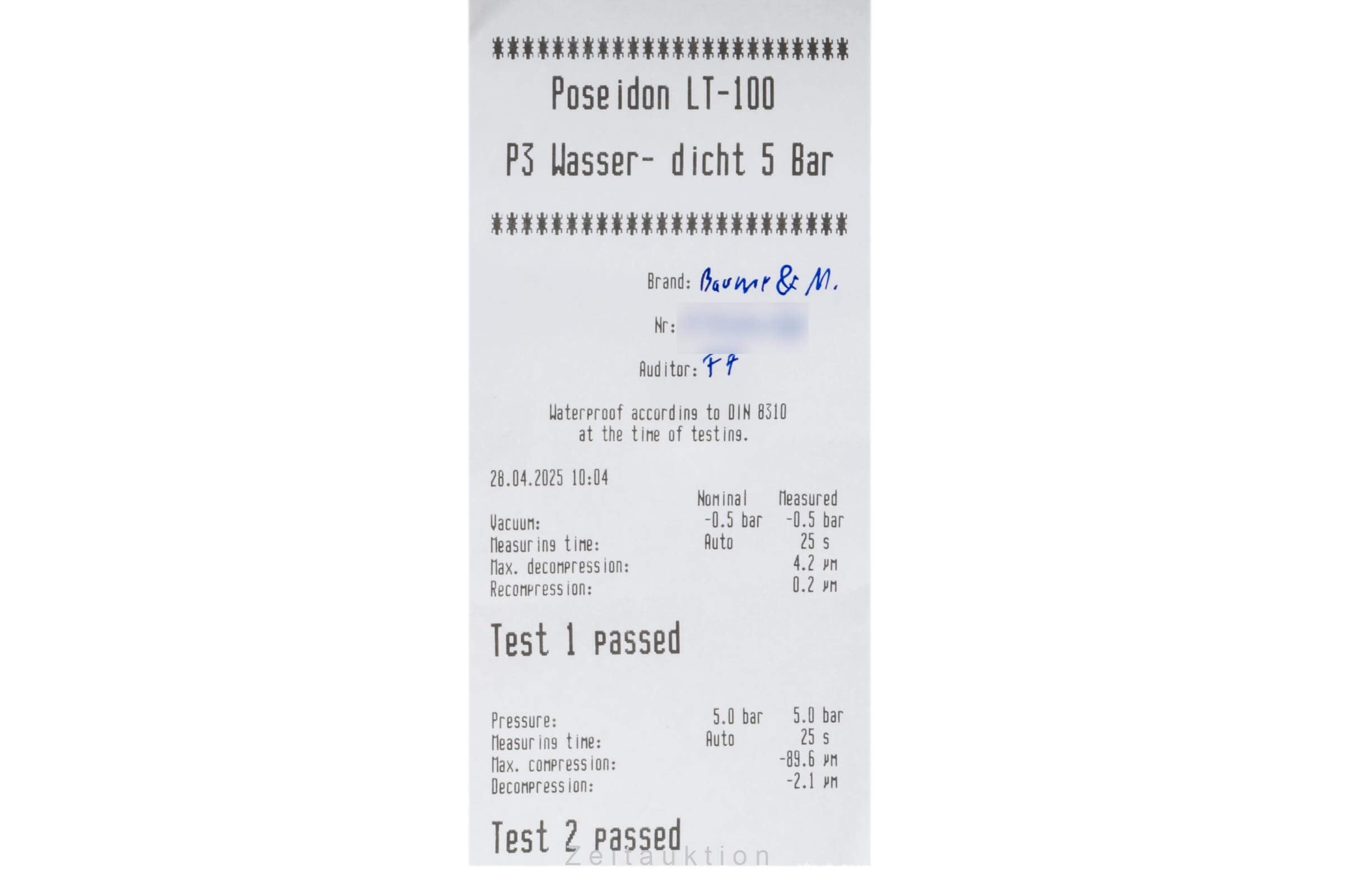 Baume & Mercier Capeland Chronograph Automatik Herrenuhr Ref. 65716  [2502018]